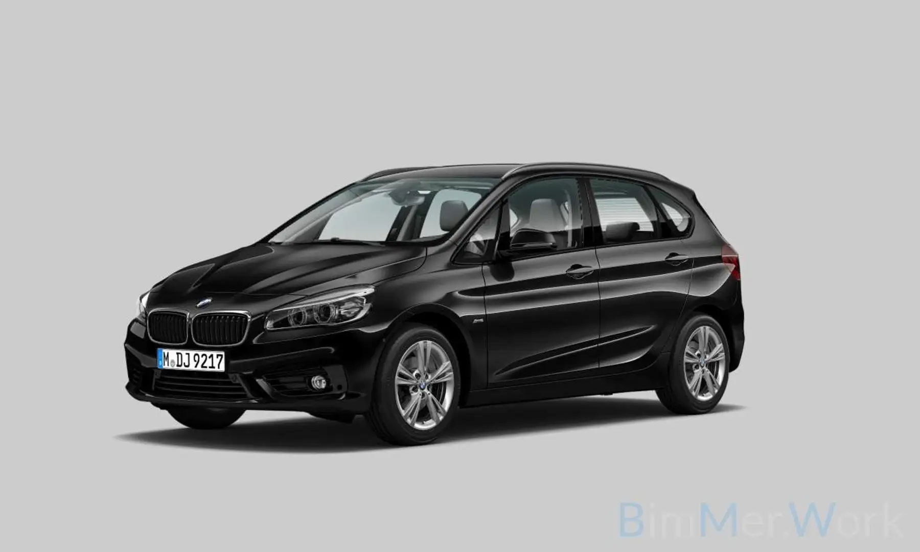 BMW 218 Sport Line 1 Hand AHK LED SHZ Nero - 1