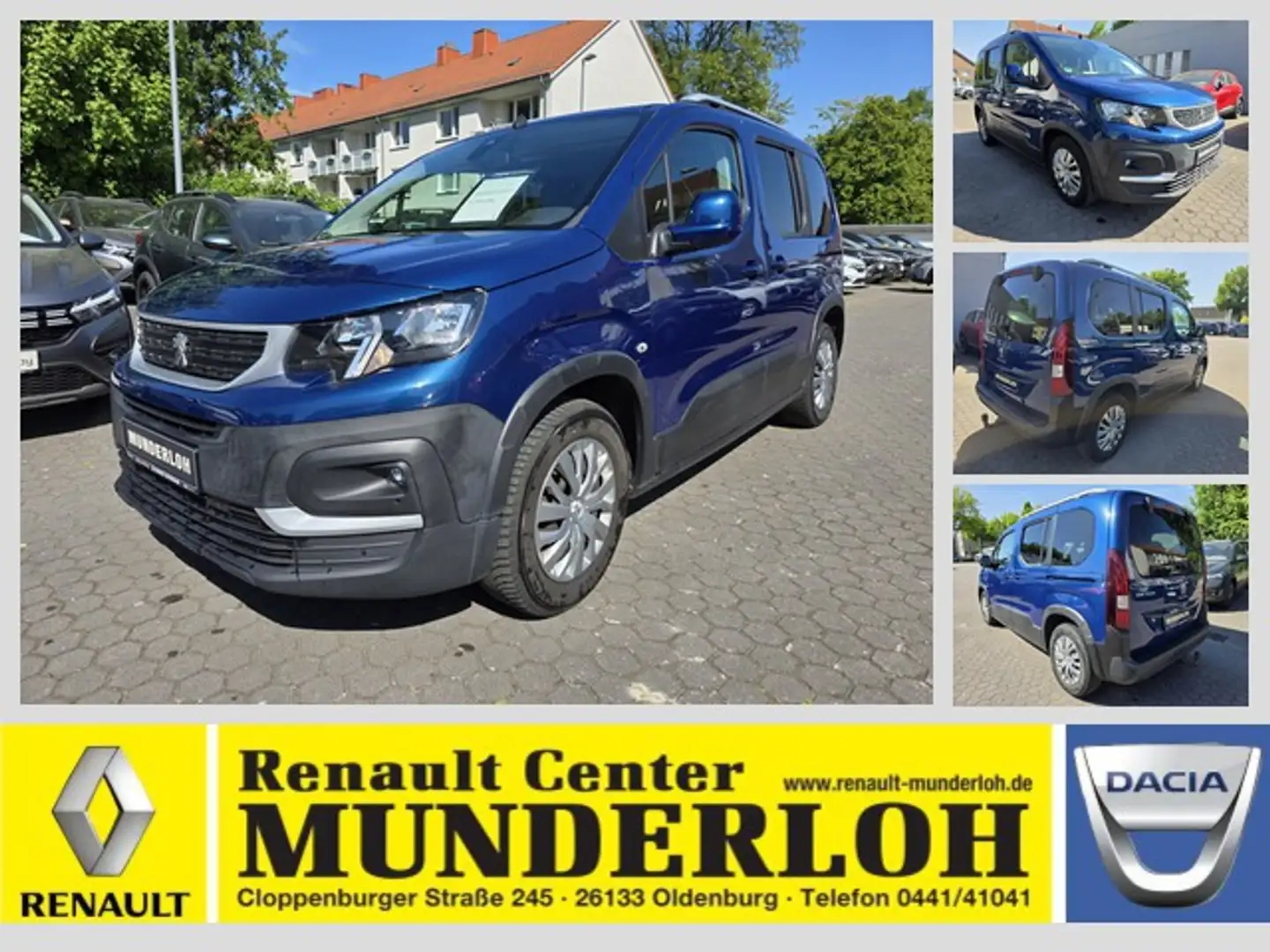 Peugeot Rifter Active L1 Blauw - 1