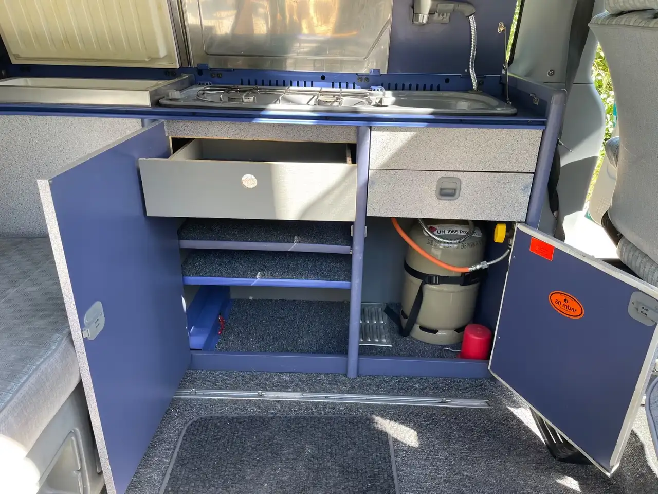 Volkswagen T4 California 12 Jahre in unserem Besitz - Hochdach, Westfalia Ausbau, LPG Autogas, foto 9