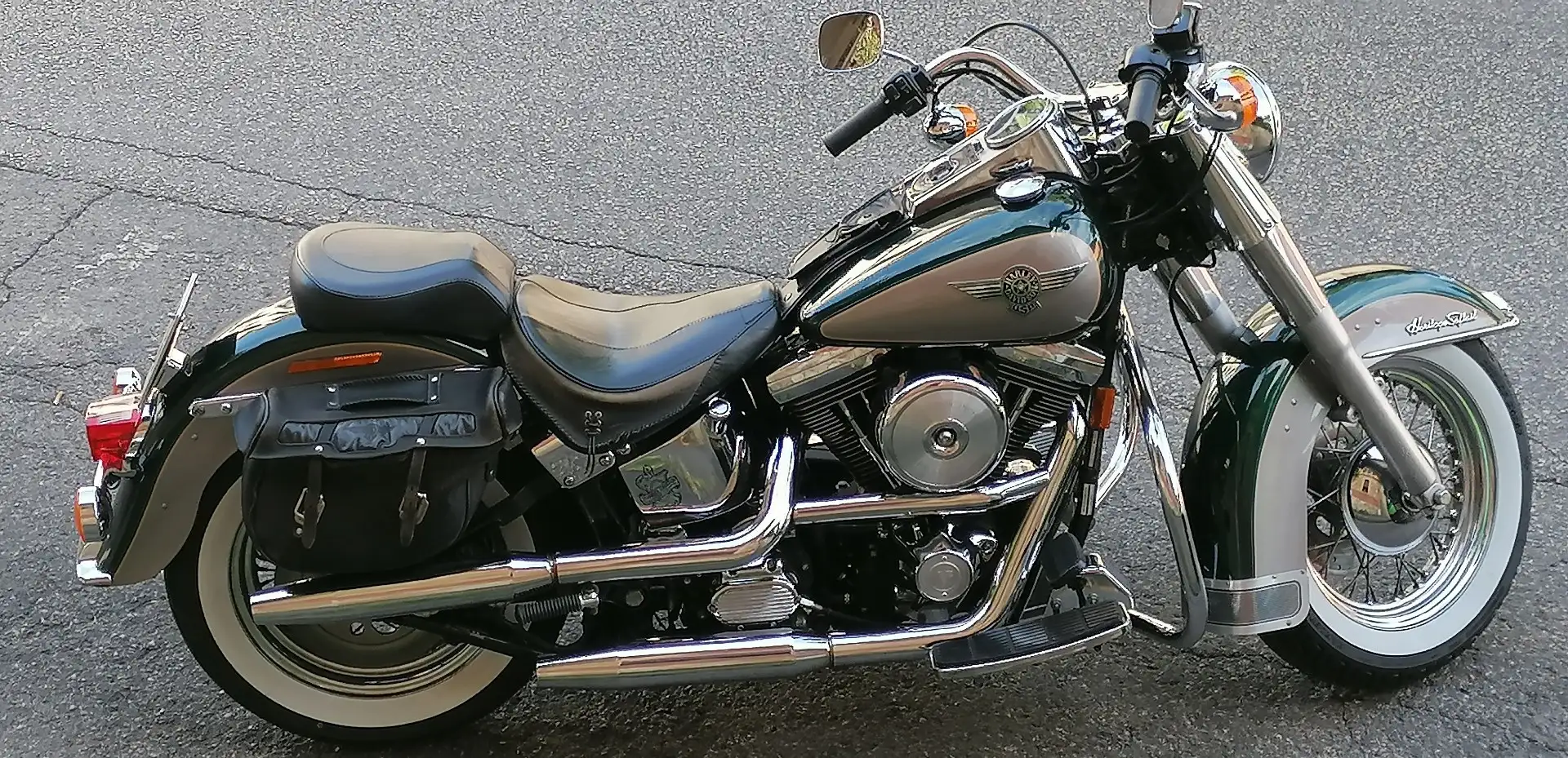 Harley-Davidson Heritage Softail Grün - 1