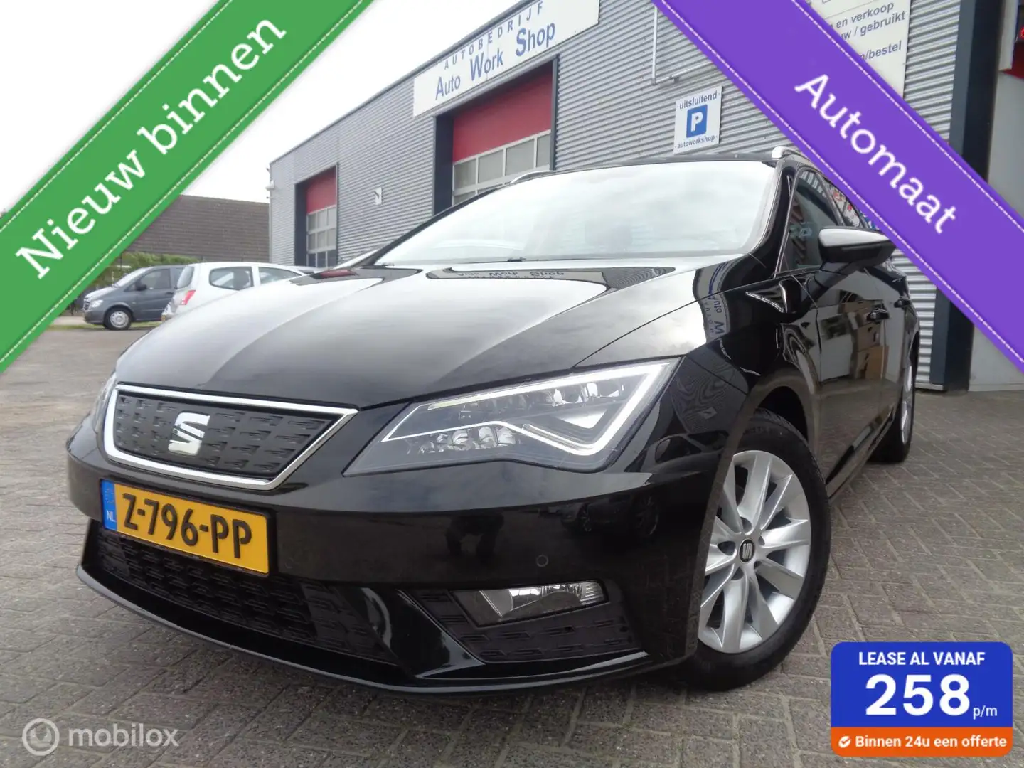 SEAT Leon ST 1.0 EcoTSI Style Business/Airco/LED/PDC/AUTOMAA Negro - 1