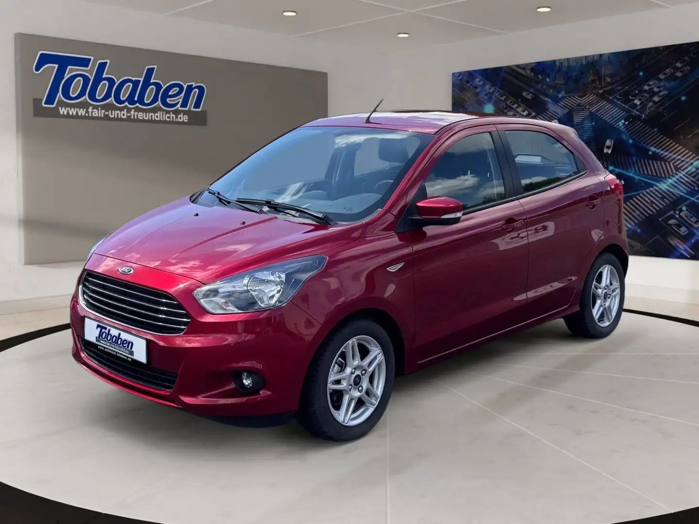 Ford Ka/Ka+ + 1.2 Ti-VCT Cool&Sound NUR 7600KM / Klima Rot - 1