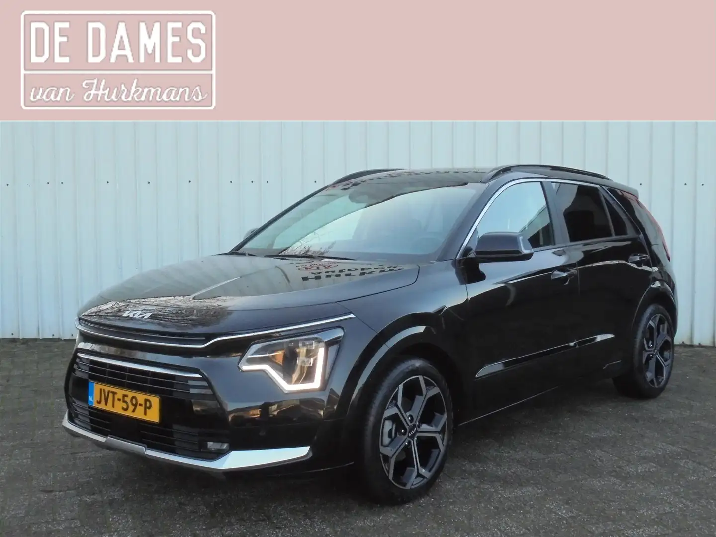 Kia Niro 1.6 GDi HYBRIDE DYNAMICPLUSLINE TOP ONDERHOUD Schwarz - 1