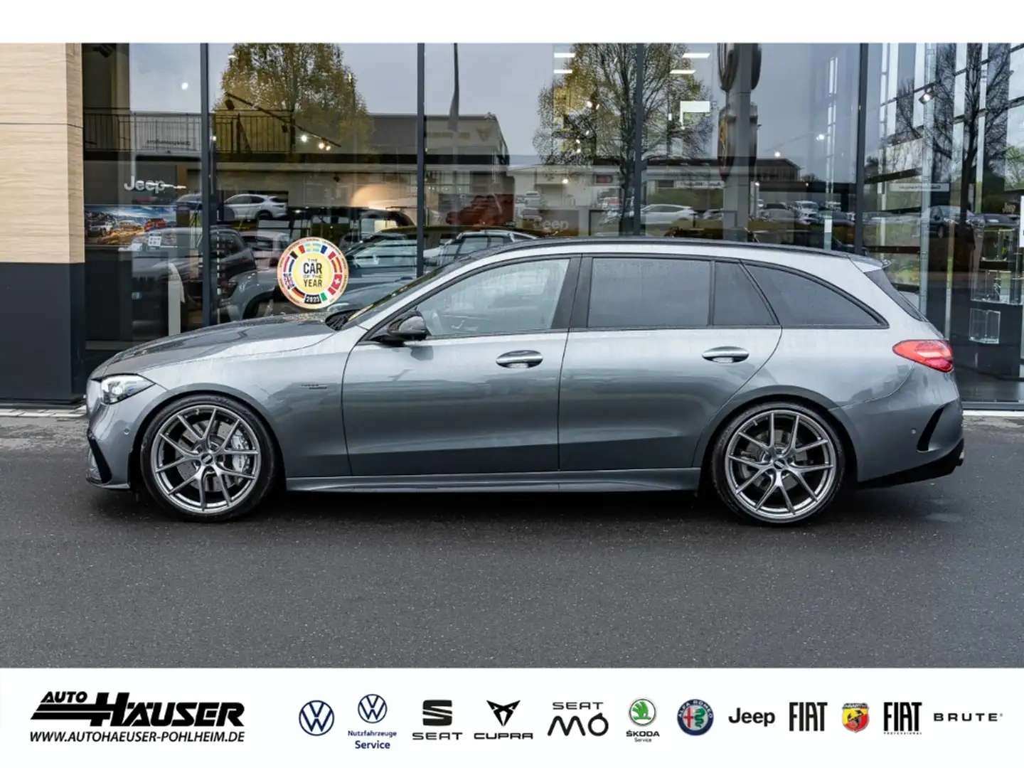 Mercedes-Benz C 43 AMG T 4Matic AHK PANO HUD SPURPLATTEN TIEFERLEGUNG Grau - 2