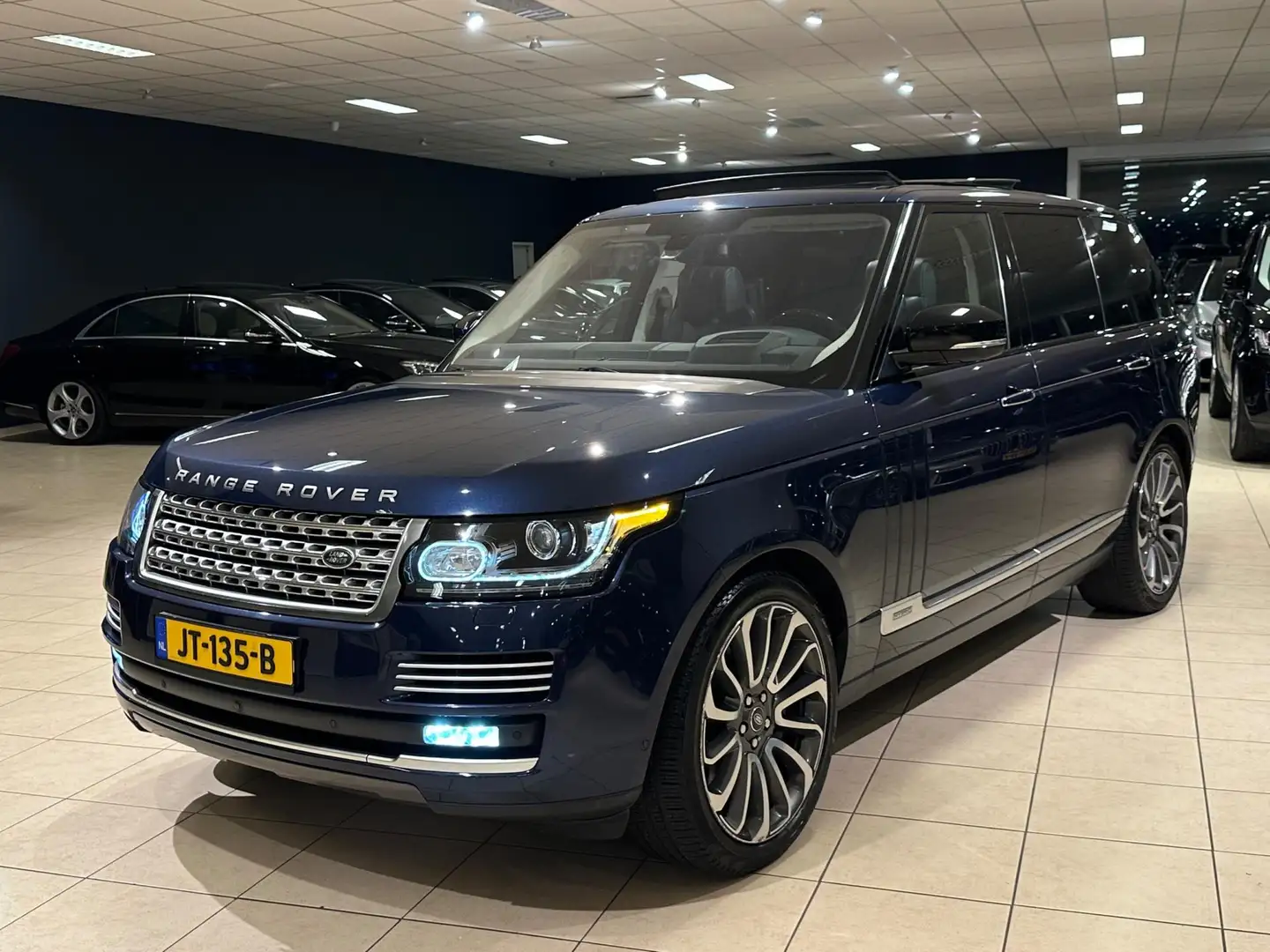 Land Rover Range Rover 3.0 SDV6 Hybrid Autobiography LWB|Orig NL|Topstaat Blauw - 2