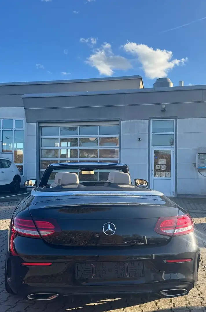 Mercedes-Benz C 300 Cabrio AMG-LINE*LEDER BEIGE*8-fach SO/WI Schwarz - 2