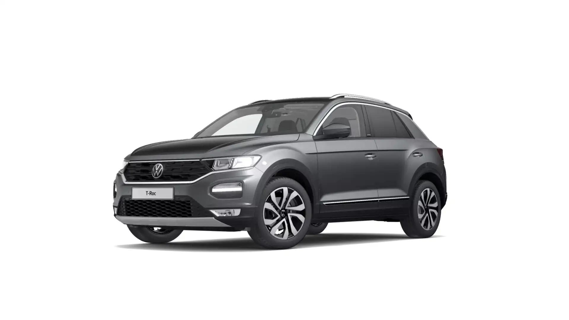 Volkswagen T-Roc 1.0 TSI Active Navi FrontAssist LaneAssist Grau - 2
