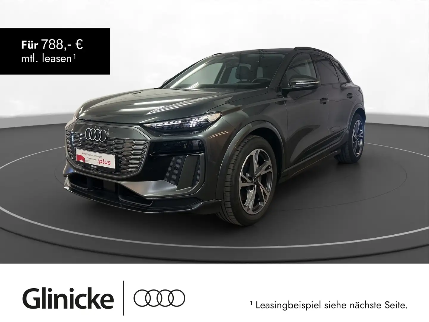 Audi Q6 Q6 e-tron qu. S line AHK Pano Matrix LM 20" Navi Gris - 1