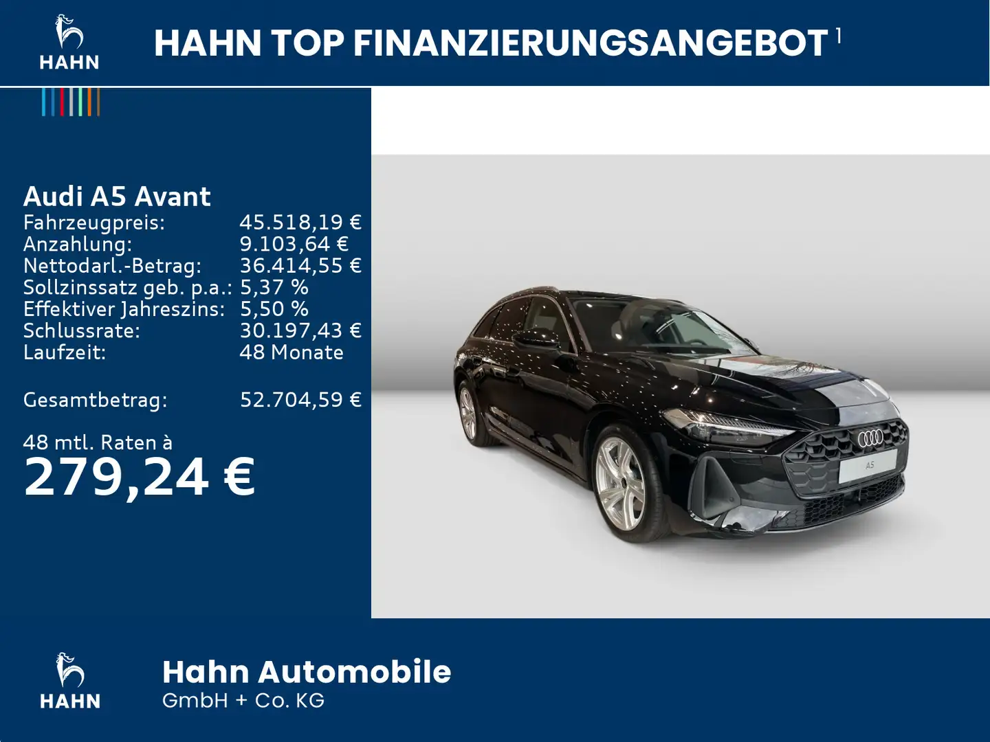 Audi A5 TFSI 110 kW S tronic, Tech, Sport Schwarz - 2