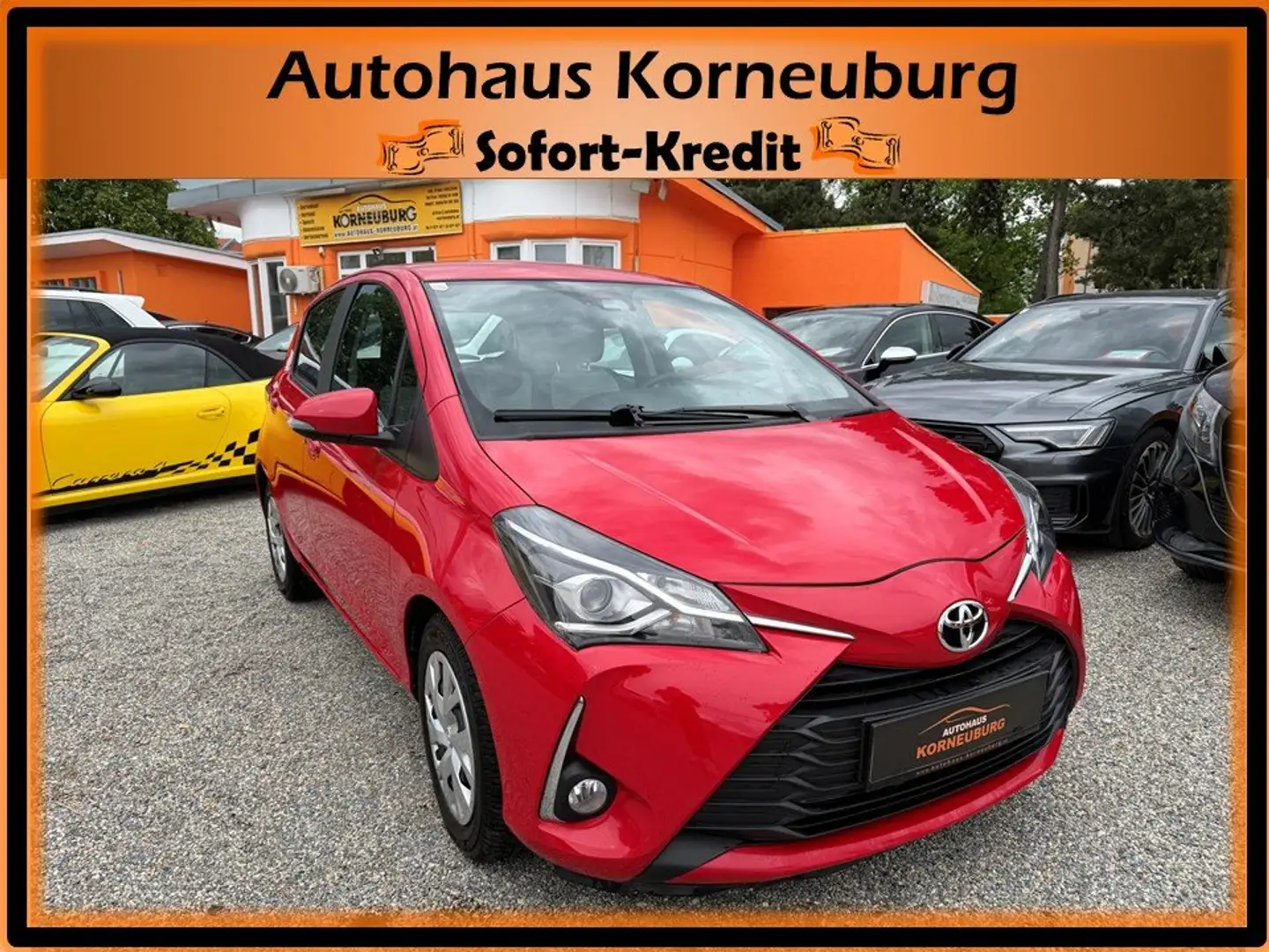 Toyota Yaris *1.Besitz mit nur 6.200km*Rückfahrkamera*Klima* Rot - 1