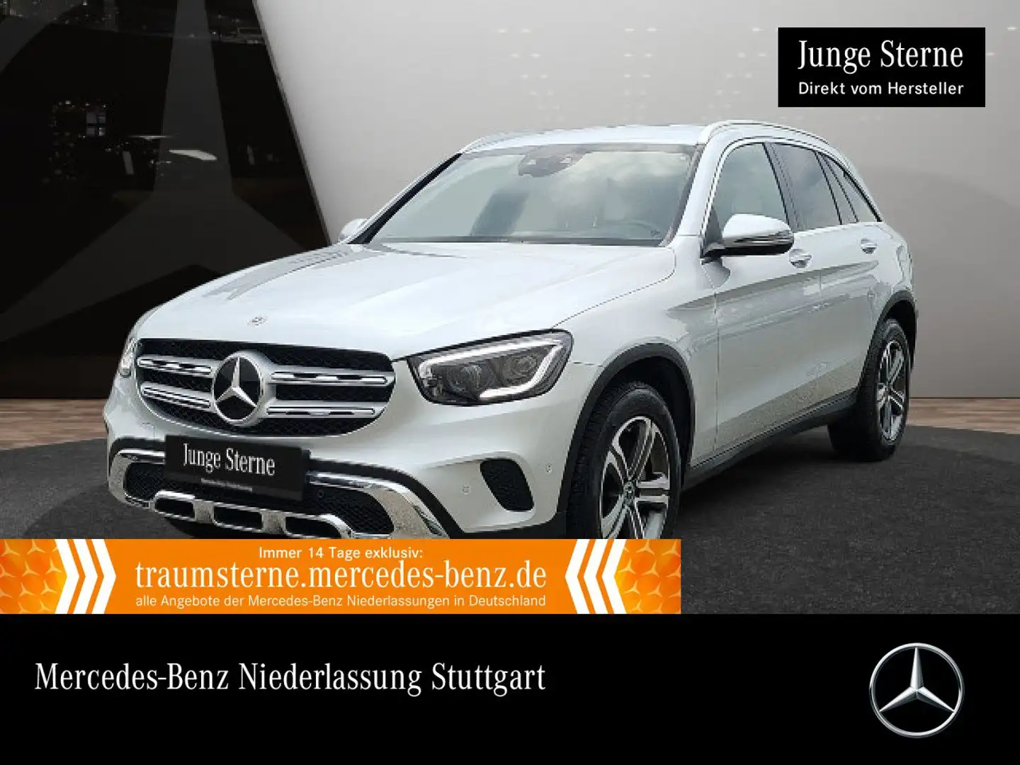 Mercedes-Benz GLC 200 4M AHK+MULTIBEAM+BURMESTER+KAMERA+HUD+TOTW Argent - 1