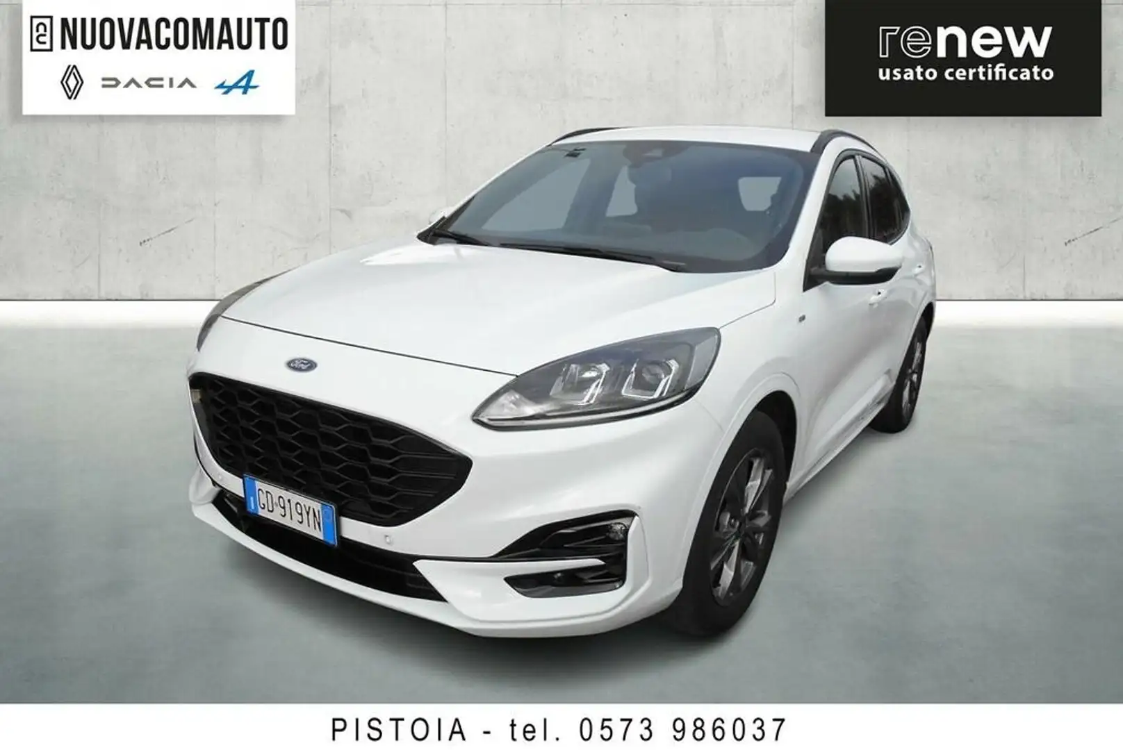Ford Kuga 1.5 ecoblue ST-Line X 2wd 120cv auto Bianco - 1