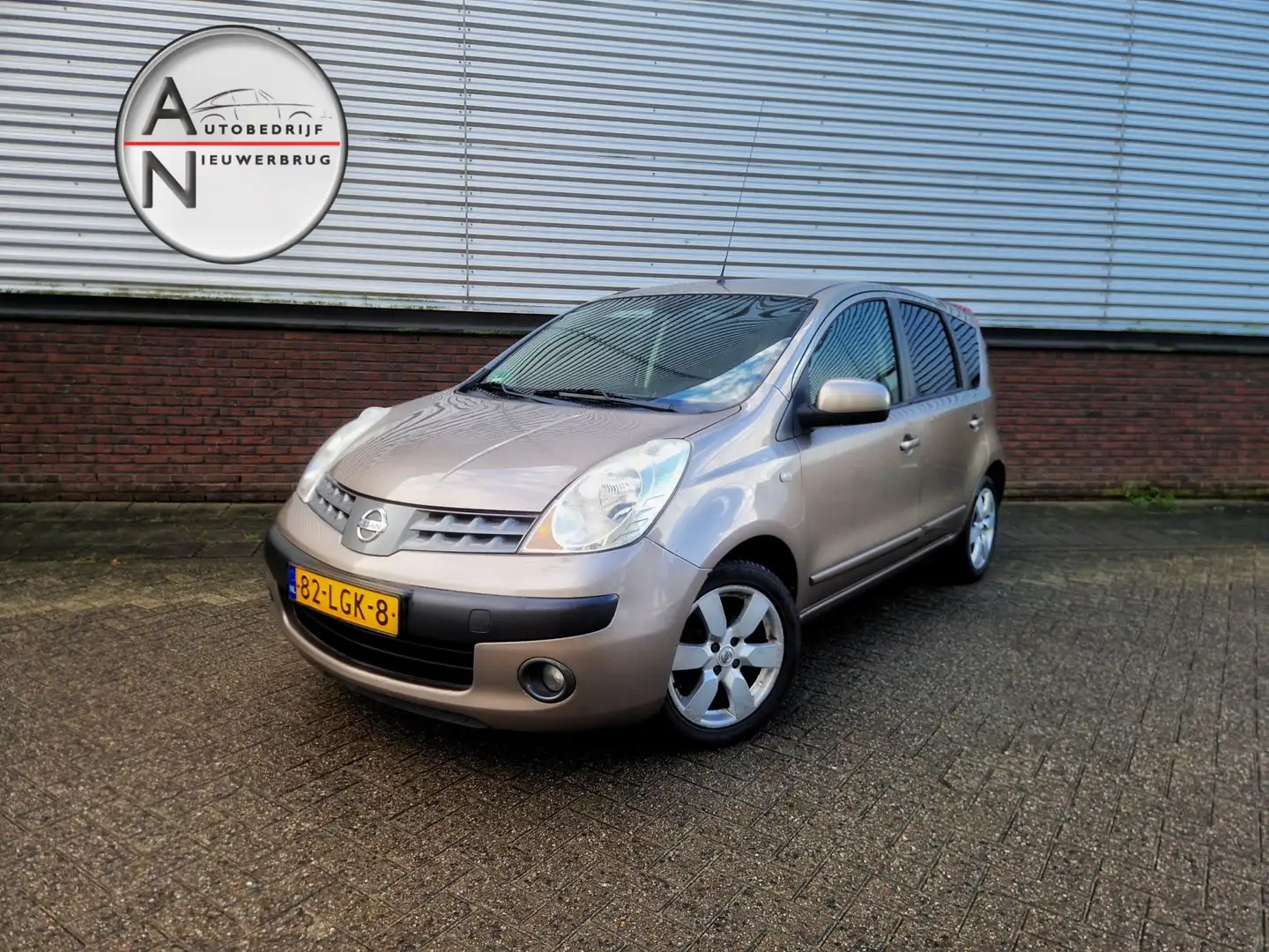 Nissan Note 1.6 Visia Automaat - Airco - Nwe APK - Elek ramen Beige - 1
