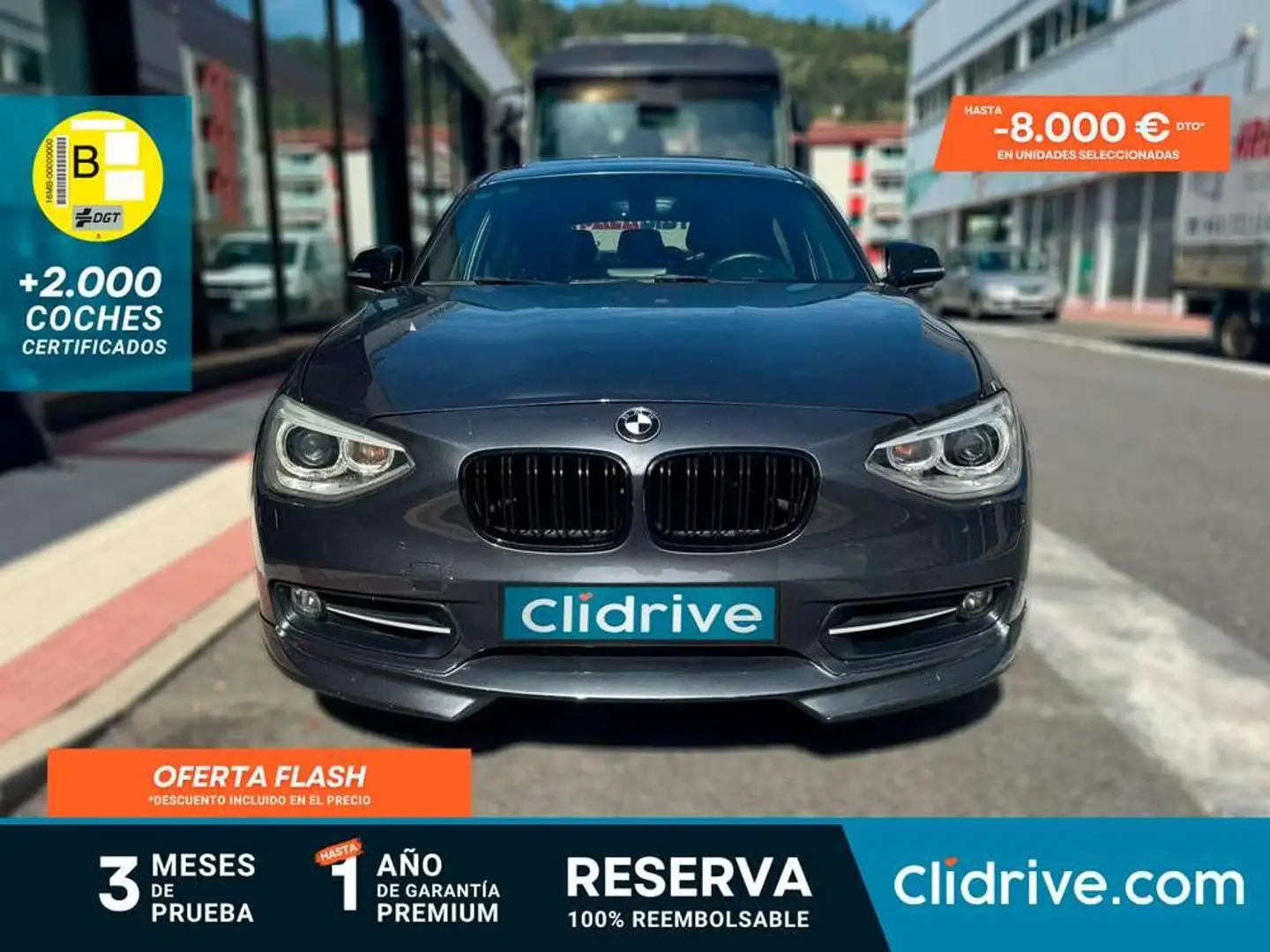 BMW 120 120d Gris - 1