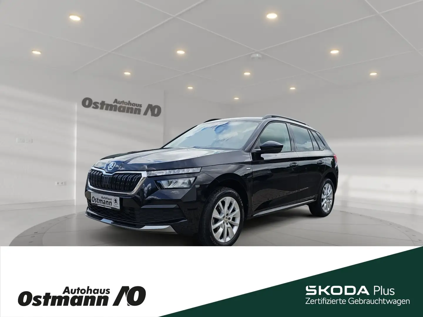 Skoda Kamiq 1.0 TSI Clever AHK el.Heck LED Schwarz - 1