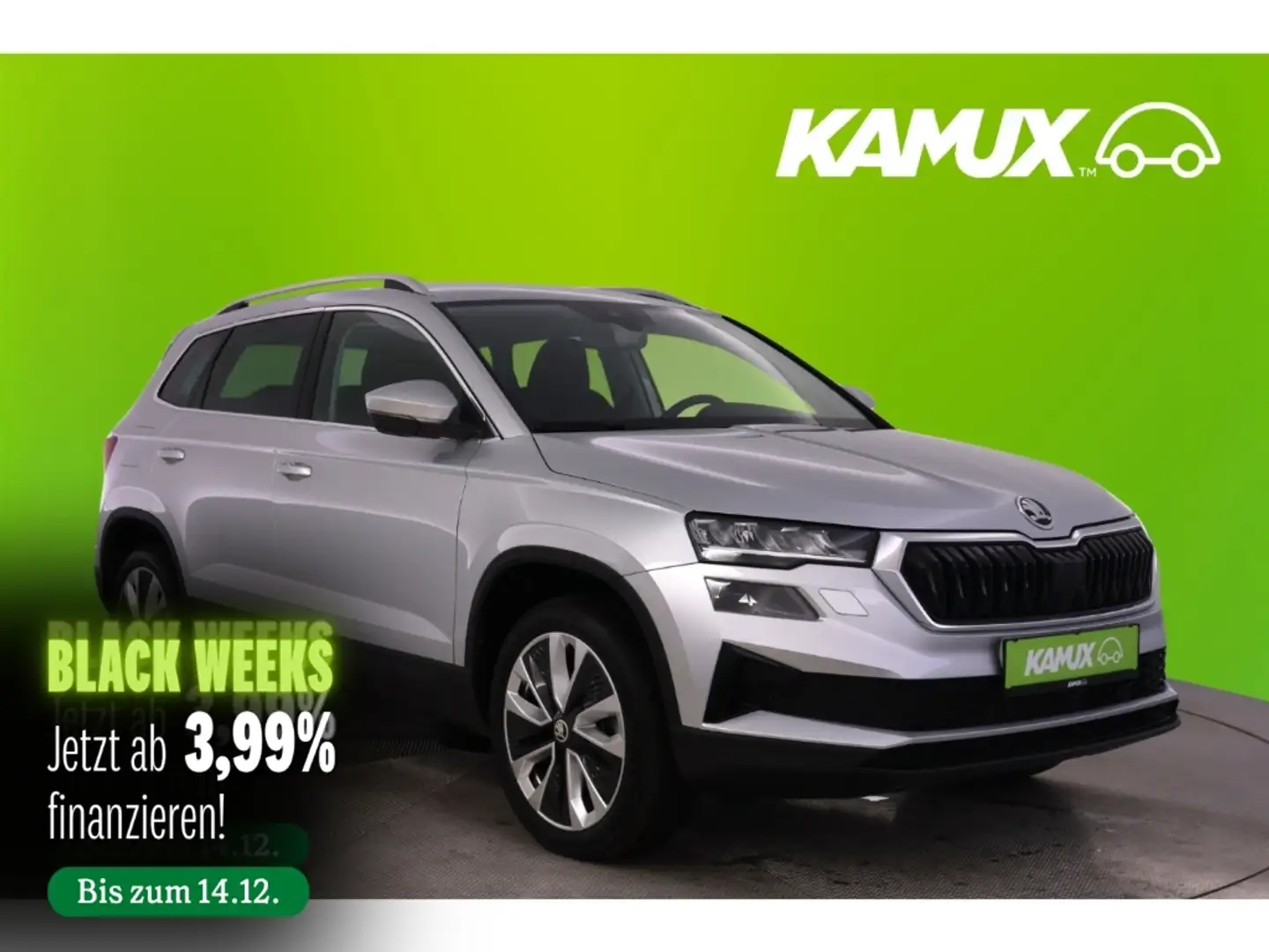 Skoda Karoq 1.5TSI DSG Selection+VIRTUAL+CARPLAY+PDC Silber - 1