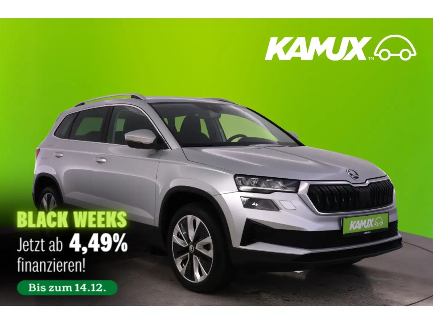 Skoda Karoq 1.5TSI DSG Selection+VIRTUAL+CARPLAY+PDC Silber - 1