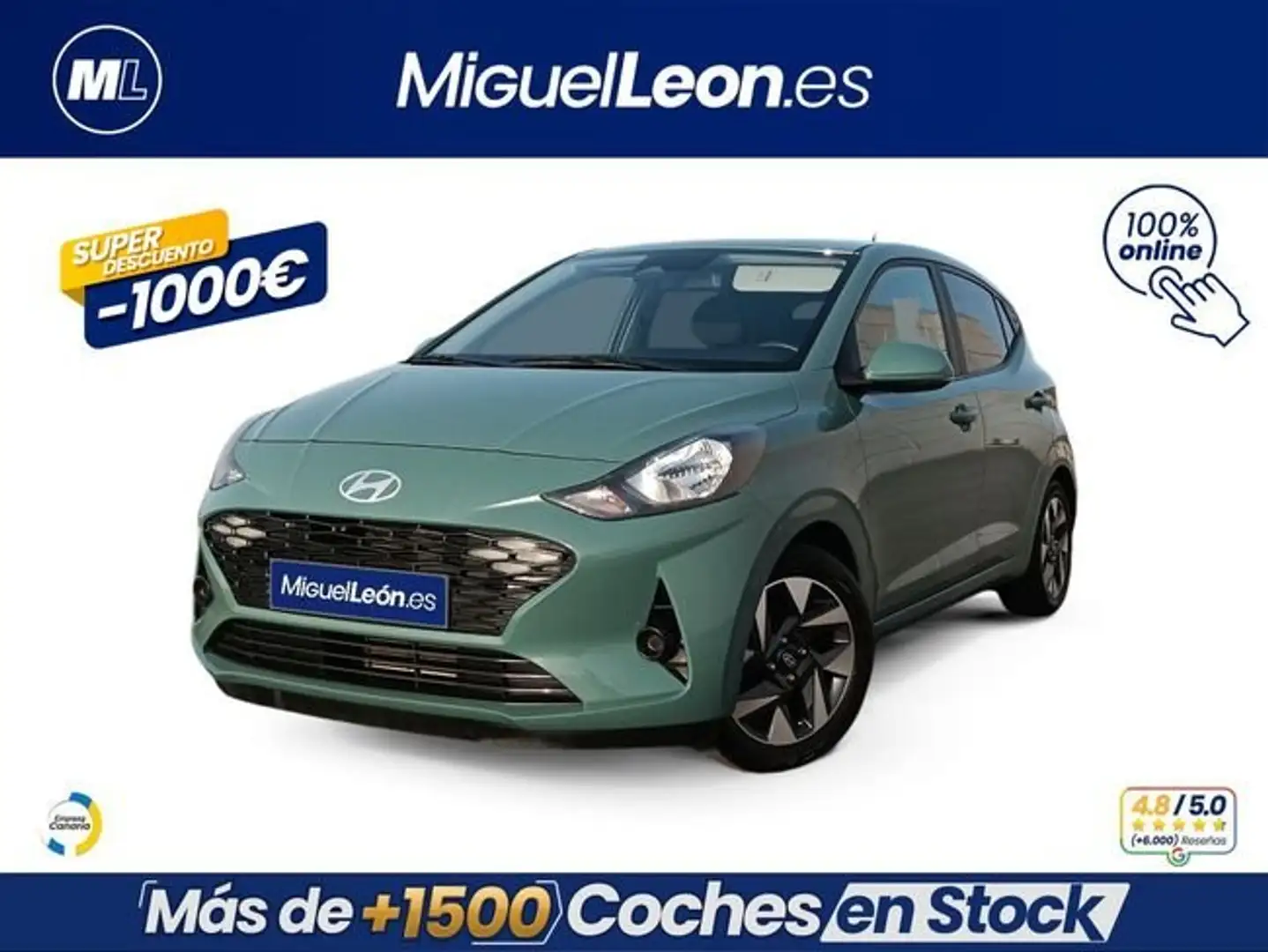 Hyundai i10 1.0 Essence Verde - 1