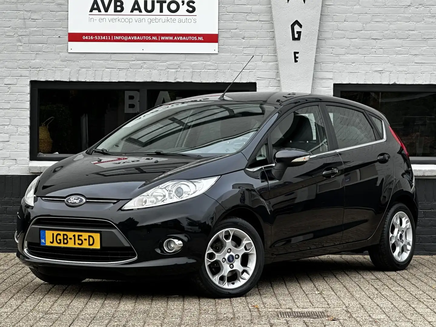 Ford Fiesta 1.4 Titanium Clima USB Aux PDC Stoelverwarming Negro - 1