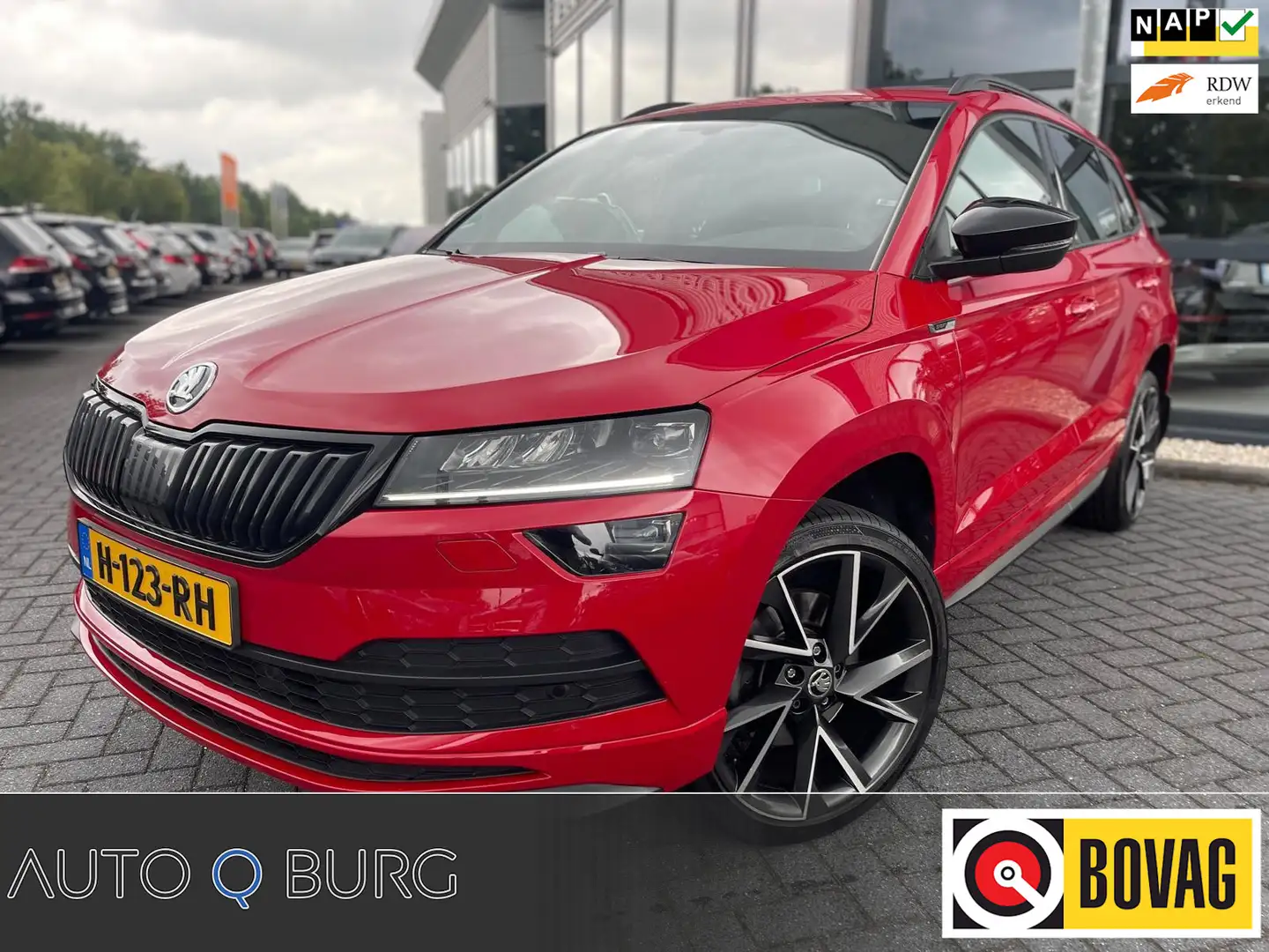 Skoda Karoq 1.5 TSI ACT Sportline Business | DSG | Panorama | Rouge - 1