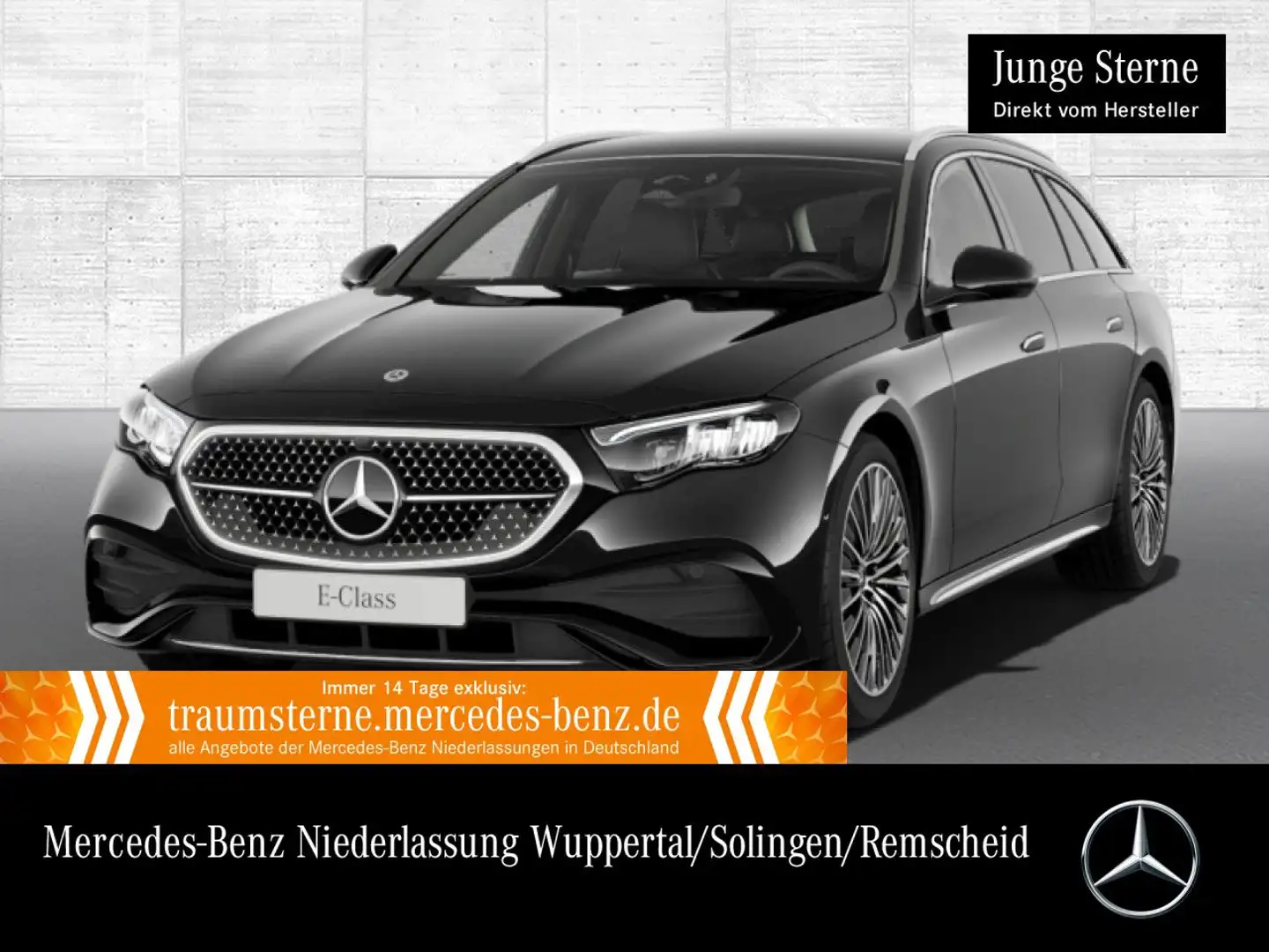 Mercedes-Benz E 220 d T AMG Distr. HUD LED Kamera Spurhalt-Ass Negro - 1
