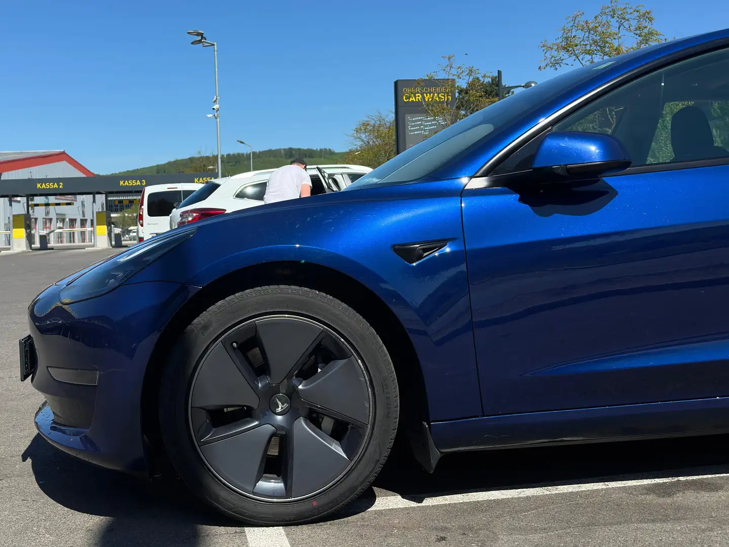 Tesla Model 3 Model 3 Long Range Allrad Garantie leasingfähig Blau - 2
