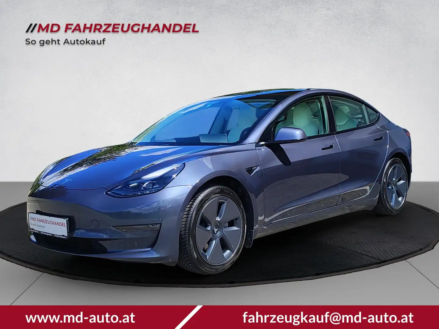 Tesla Model 3 Long Range AWD 350 kW (476 PS), Automatik, Allrad Grau - 1