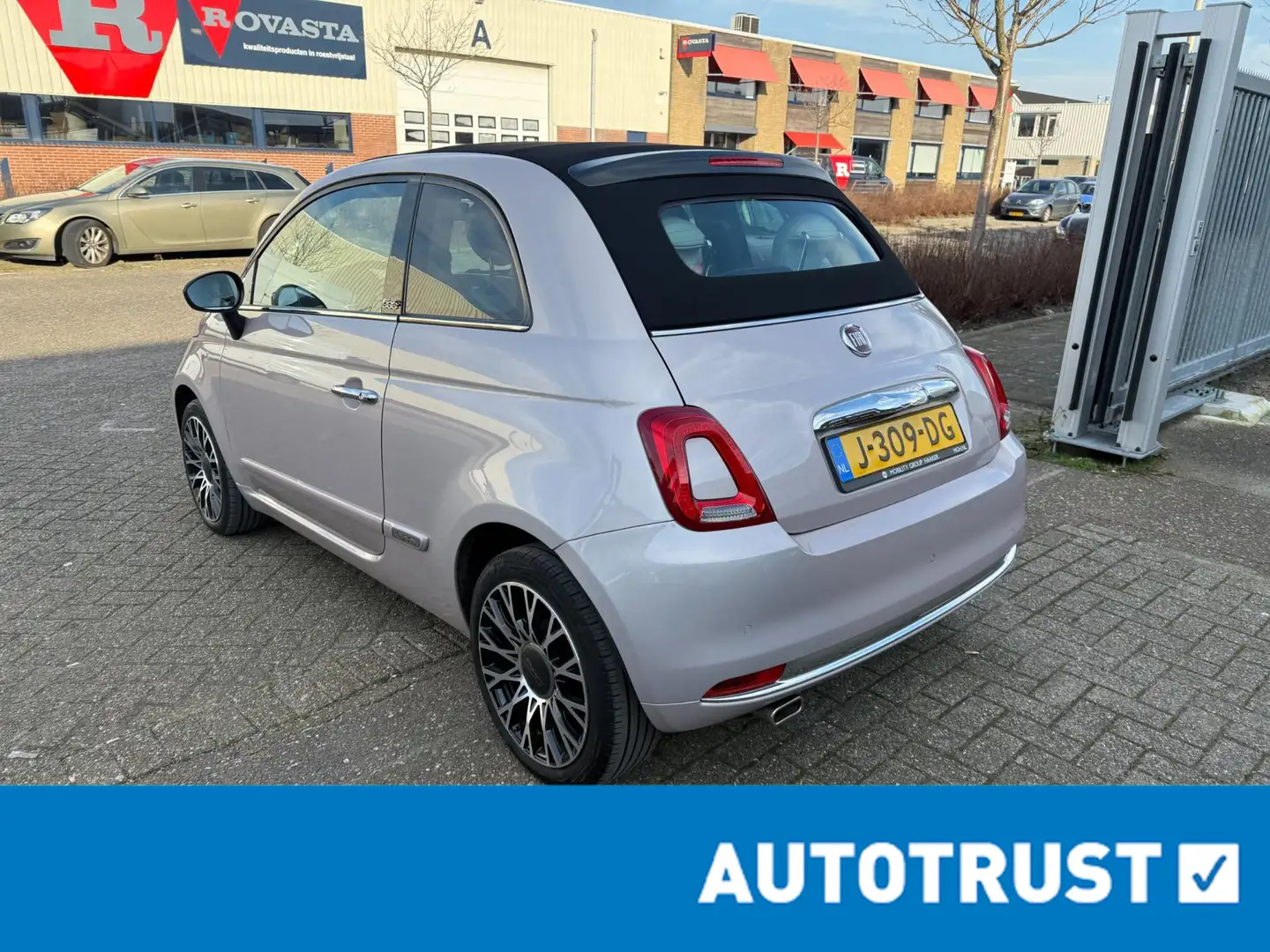 Fiat 500C 1.2 Star l Cabrio l Lederen bekleding l AUTOMAAT Blanco - 2