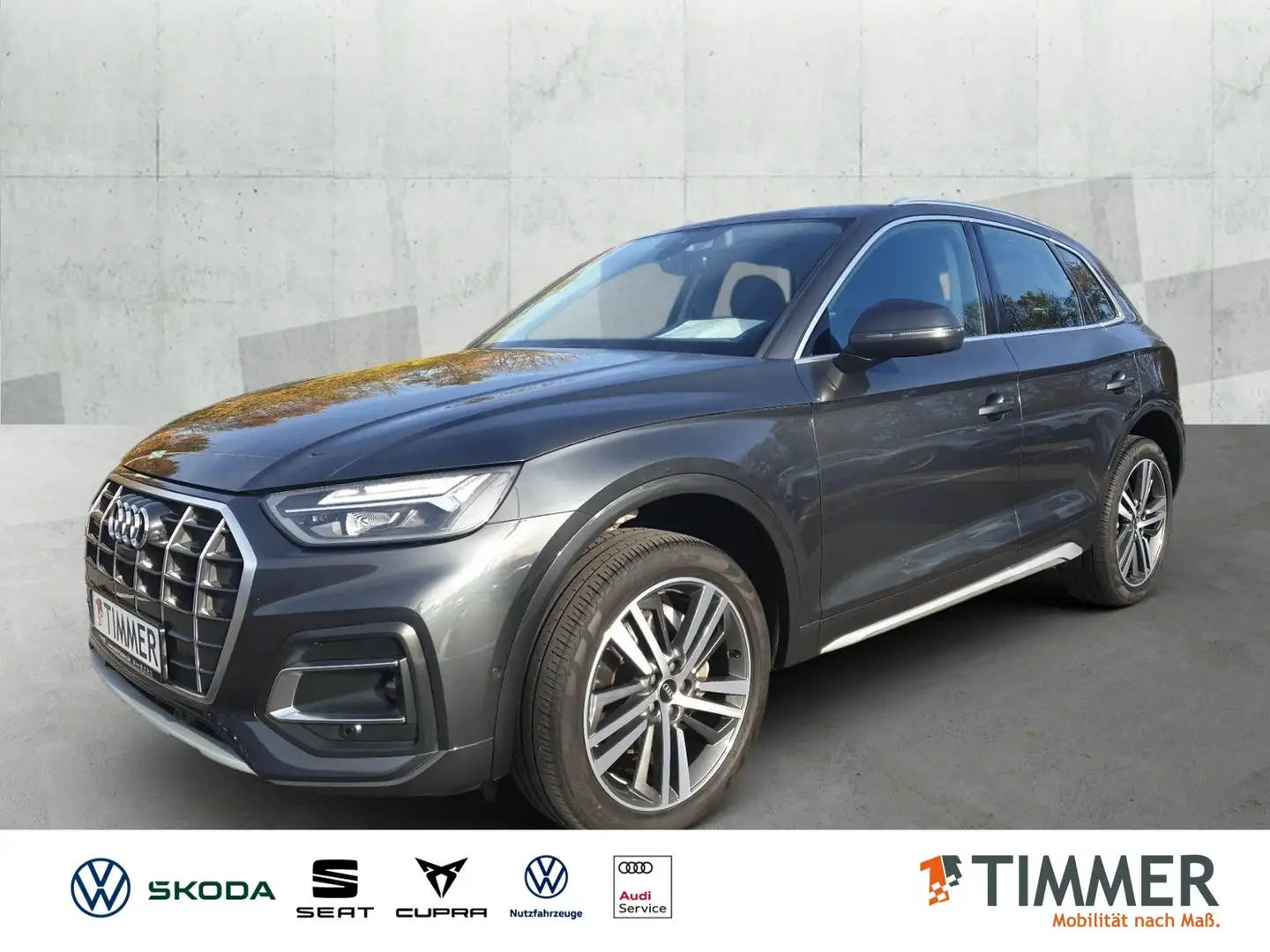 Audi Q5 45 TFSI Quattro Advanced *AHK*360°*LED*EHK* Grau - 1