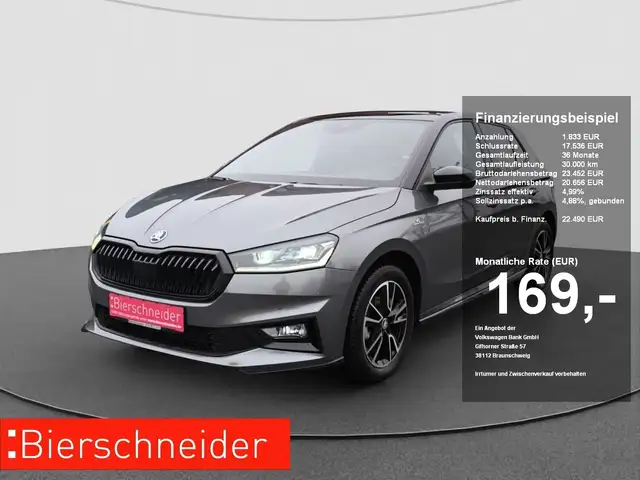 Skoda Fabia 1.0 TSI DSG Monte Carlo NAVI ACC KESSY LED PDC SMA