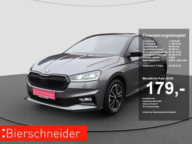 Skoda Fabia 1.0 TSI DSG Monte Carlo NAVI ACC KESSY LED PDC SMA