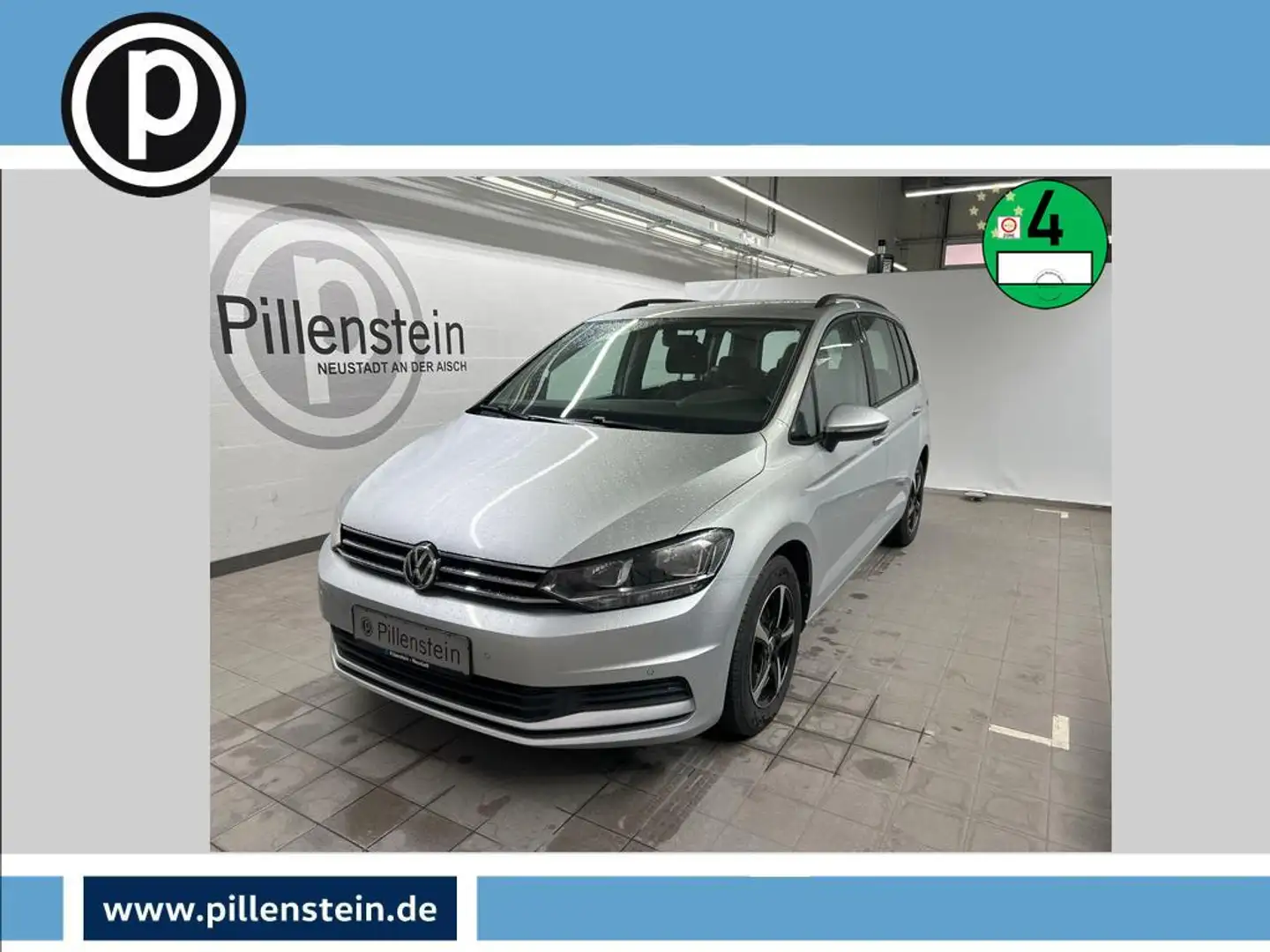 Volkswagen Touran TSI DSG NAVI+AHK+ACC+7-SITZER Zilver - 1