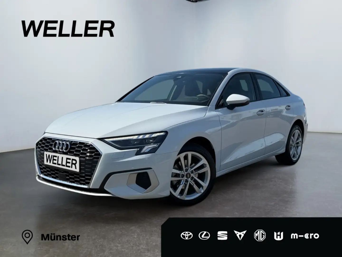 Audi A3 30 TFSI Limousine S tronic *LED *ACC*Pano*AHK* Weiß - 1