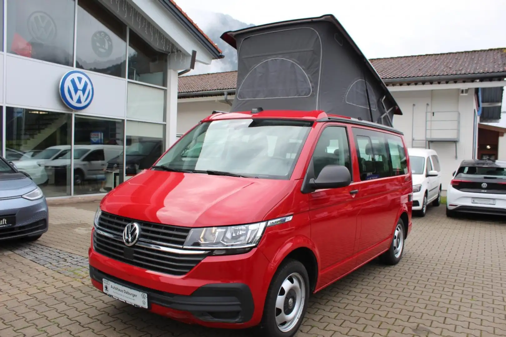 Volkswagen T6.1 California Beach Tour AHK+7-Sitze+Standheiz Klima Navi Rot - 2