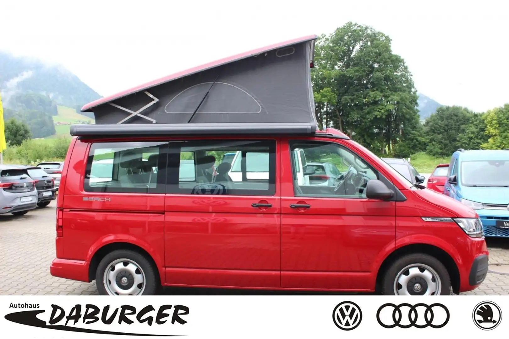 Volkswagen T6.1 California Beach Tour AHK+7-Sitze+Standheiz Klima Navi Rot - 1