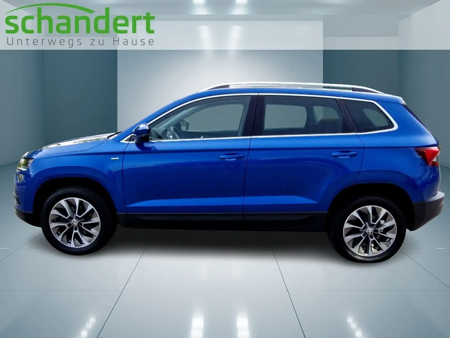 Skoda Karoq 1.5 TSI Clever DSG LED AHK 4xSitzhzg. Klimaa Blu/Azzurro - 2