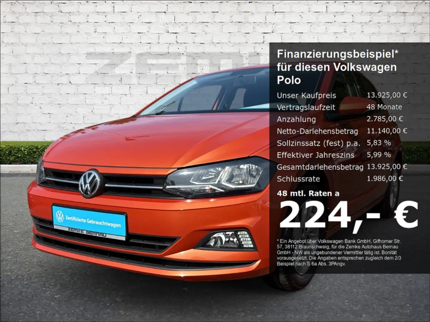Volkswagen Polo 1.0 TSI DSG Comfortline SHZ Rückfahrkam. Notbremsa Naranja - 1