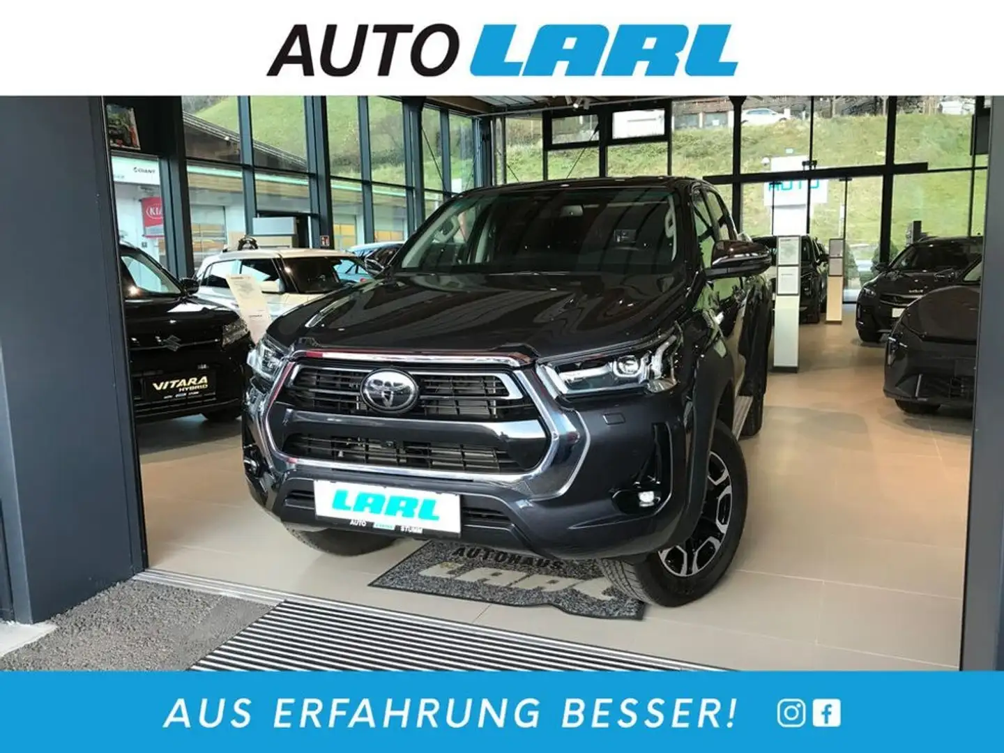 Toyota Hilux DK Executive 4WD 2,8 D-4D Aut. netto 59.916€ Grau - 1