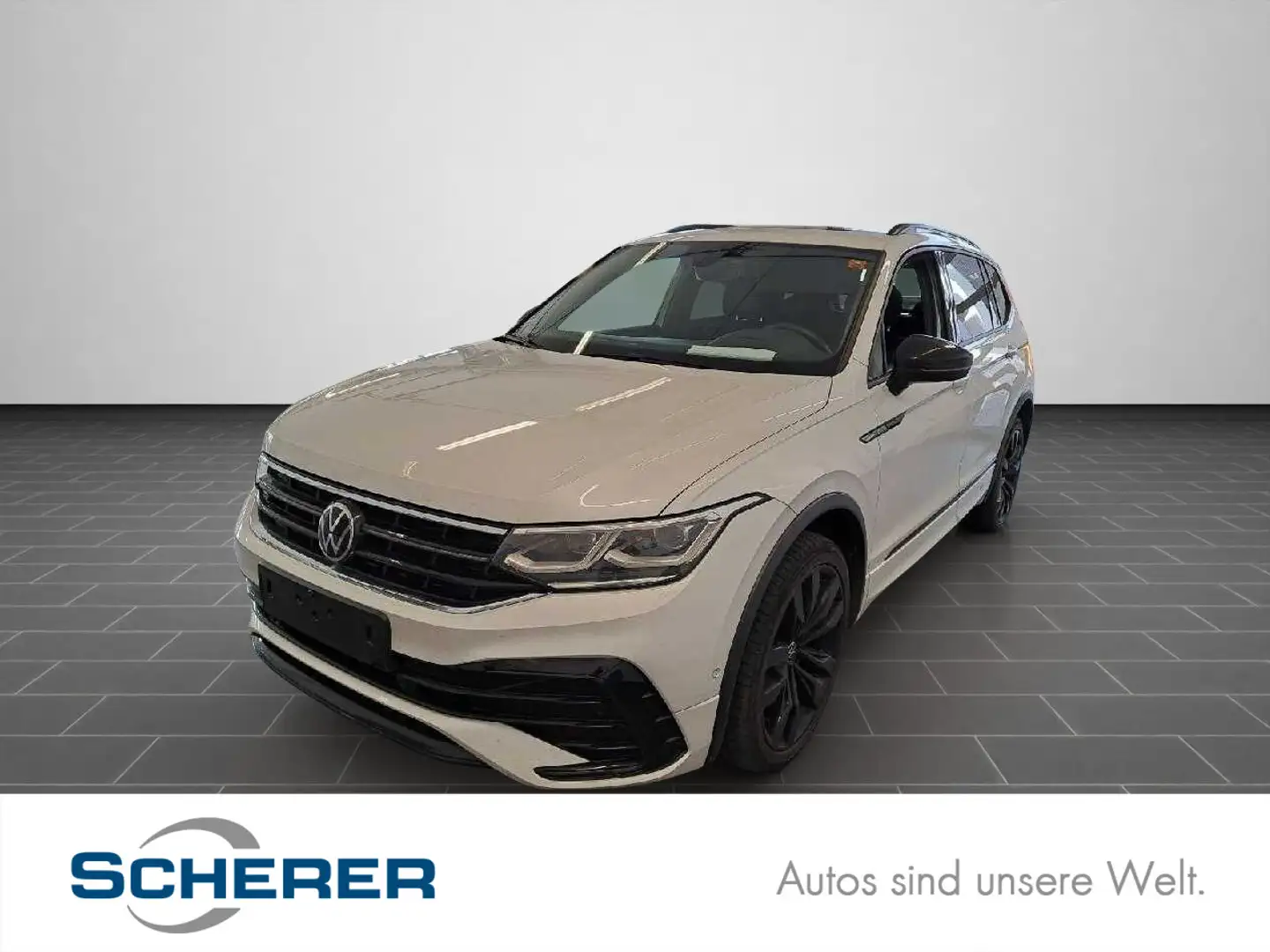 Volkswagen Tiguan Allspace 2.0 TDI DSG R-Line, 7Sitzer, Nav Weiß - 1