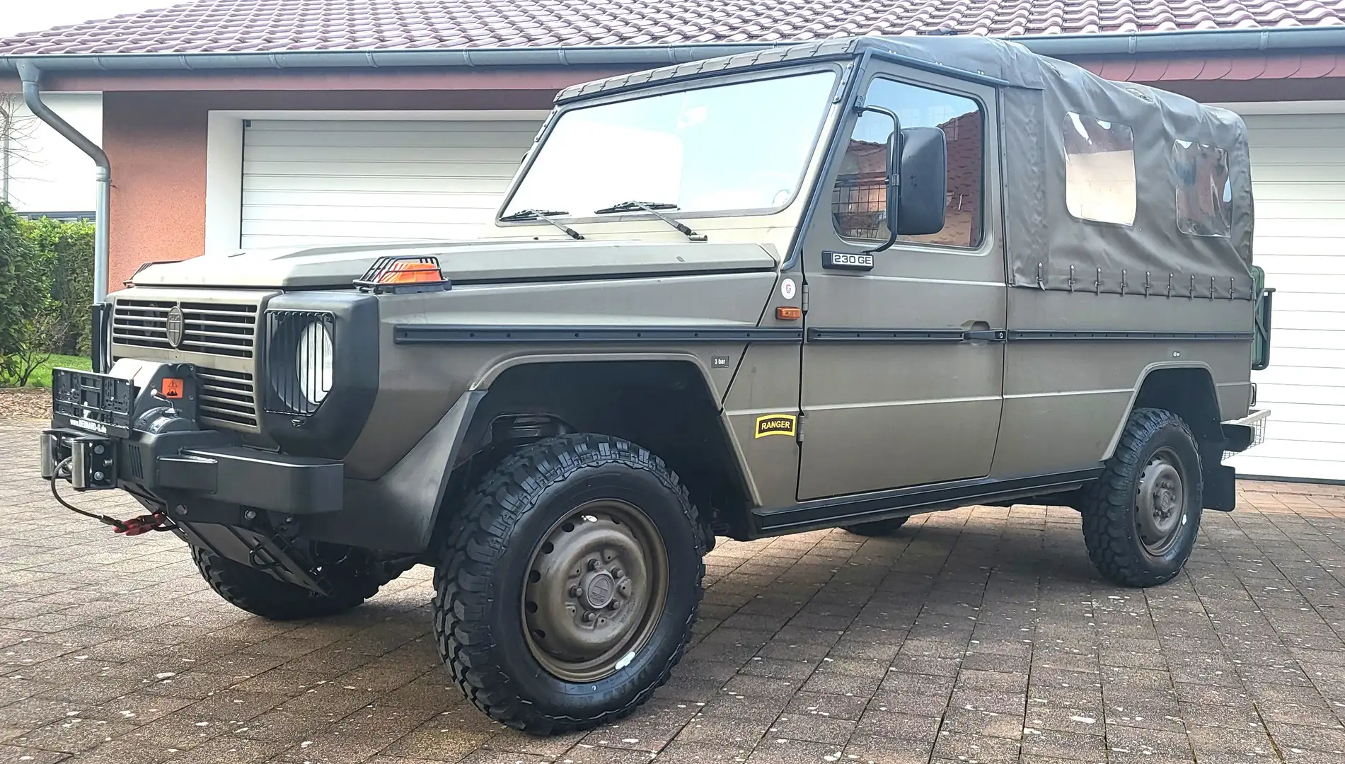 Mercedes-Benz G 230 230GE "RANGER! 1.Hd! original 47.180km!! Verde - 2