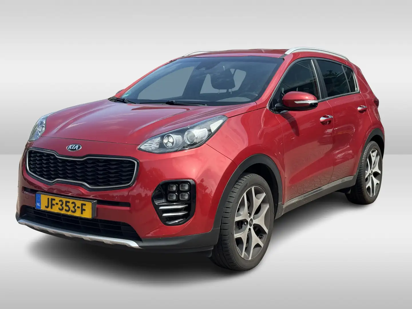 Kia Sportage 1.6 T-GDI GT-Line First Edition / Trekhaak / Leder Rood - 1