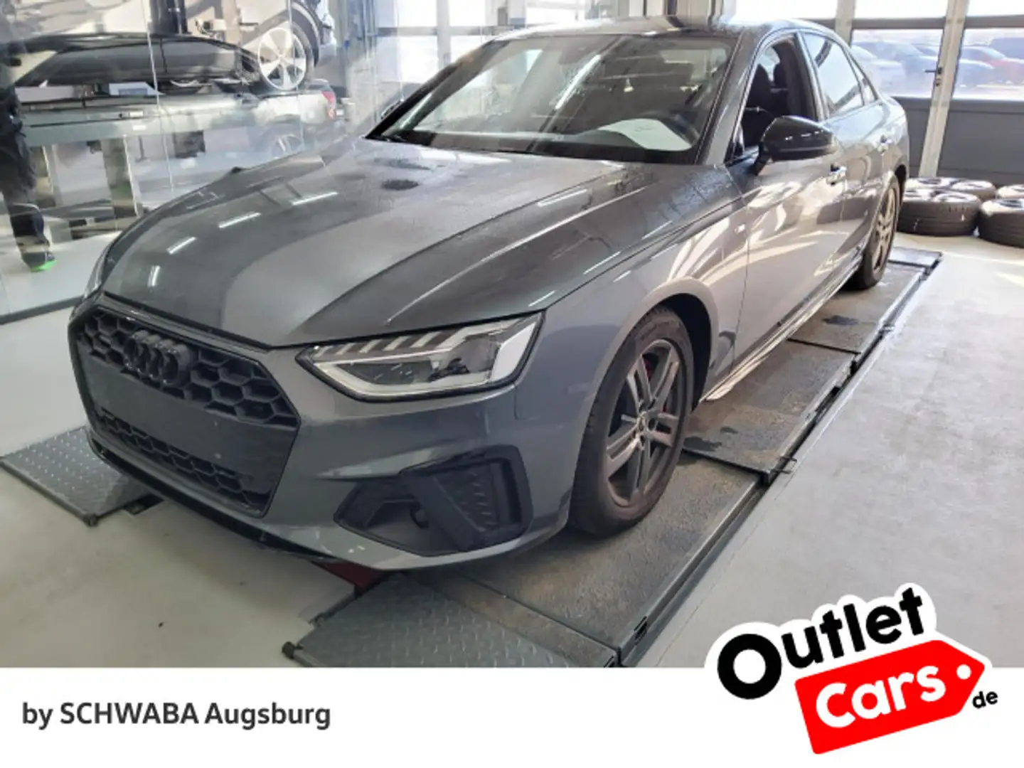 Audi A4 2x S line 40 TDI quattro S tronic Gris - 1