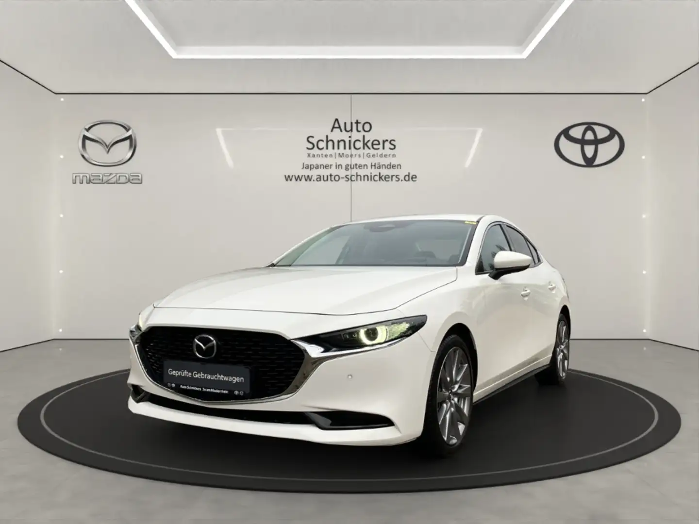 Mazda 3 EXCLUSIVE-LINE LIMOUSINE+DESIGN-P+GJ-RÄDER !! Blanc - 1