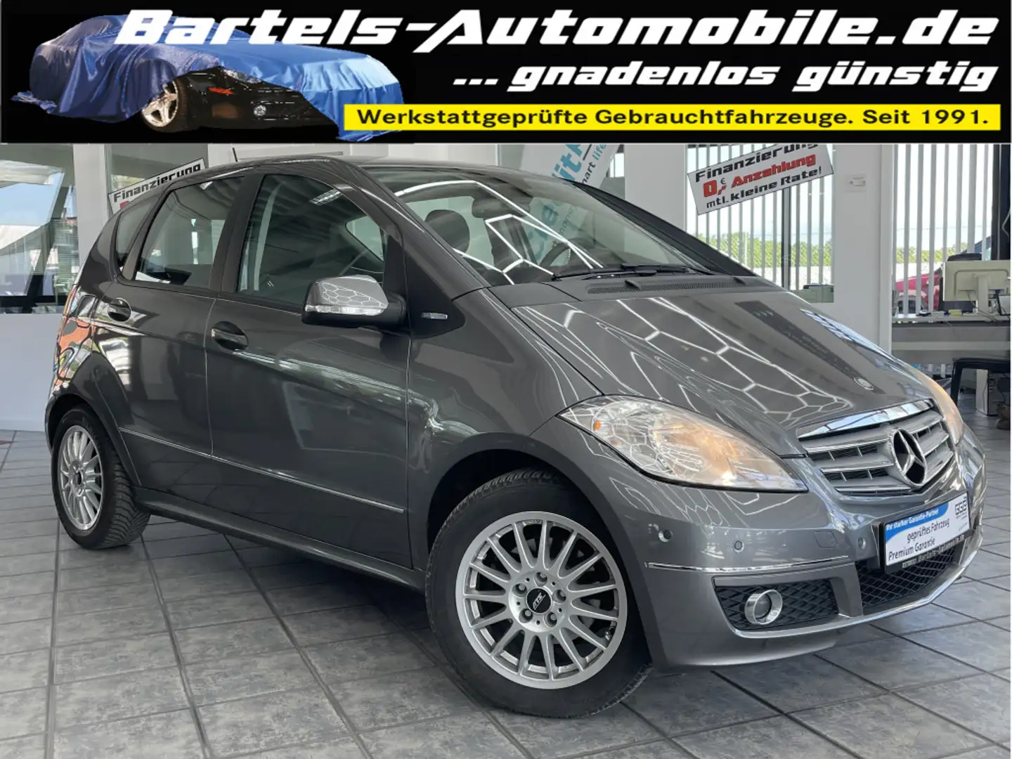 Mercedes-Benz A 160 Avantgarde, 2.Hd., Klima, Sitzheizung, AHK Grau - 1