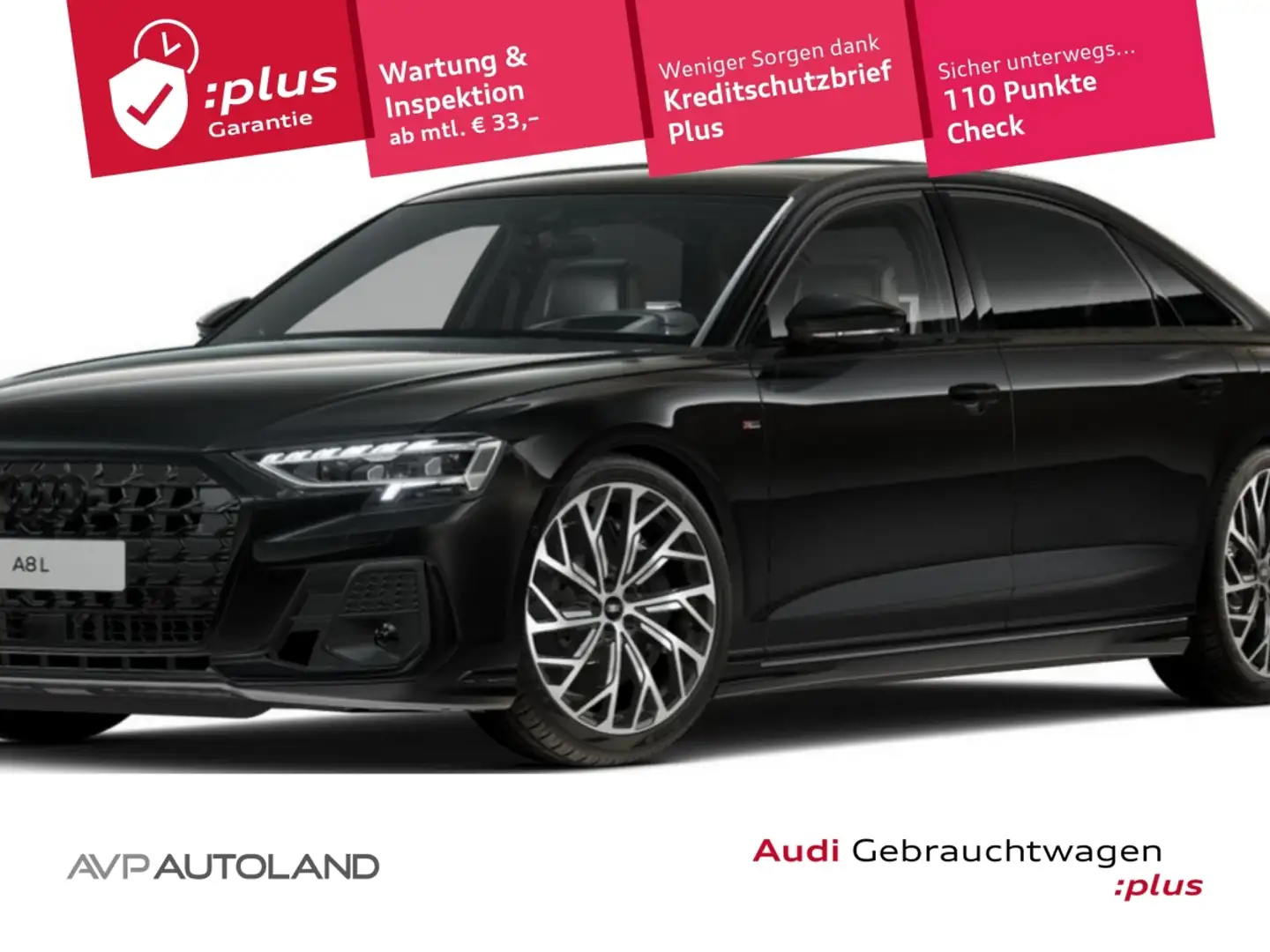 Audi A8 Limousine 60 TFSI e quattro tiptronic | PANO Schwarz - 1