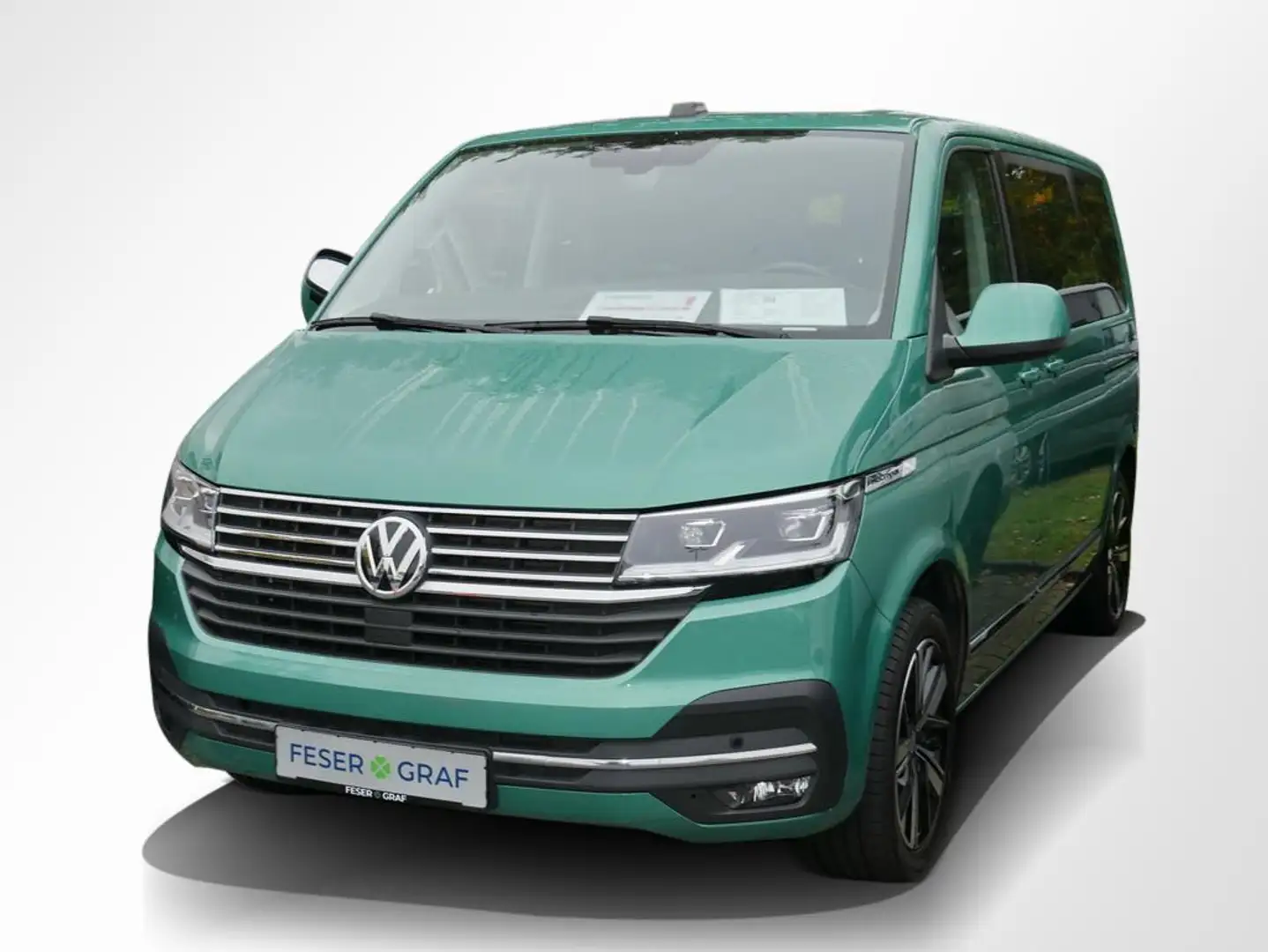 Volkswagen T6.1 Multivan 6.1 GenerationSIX 2.0 TDI DSG Navi LED ACC Grün - 1
