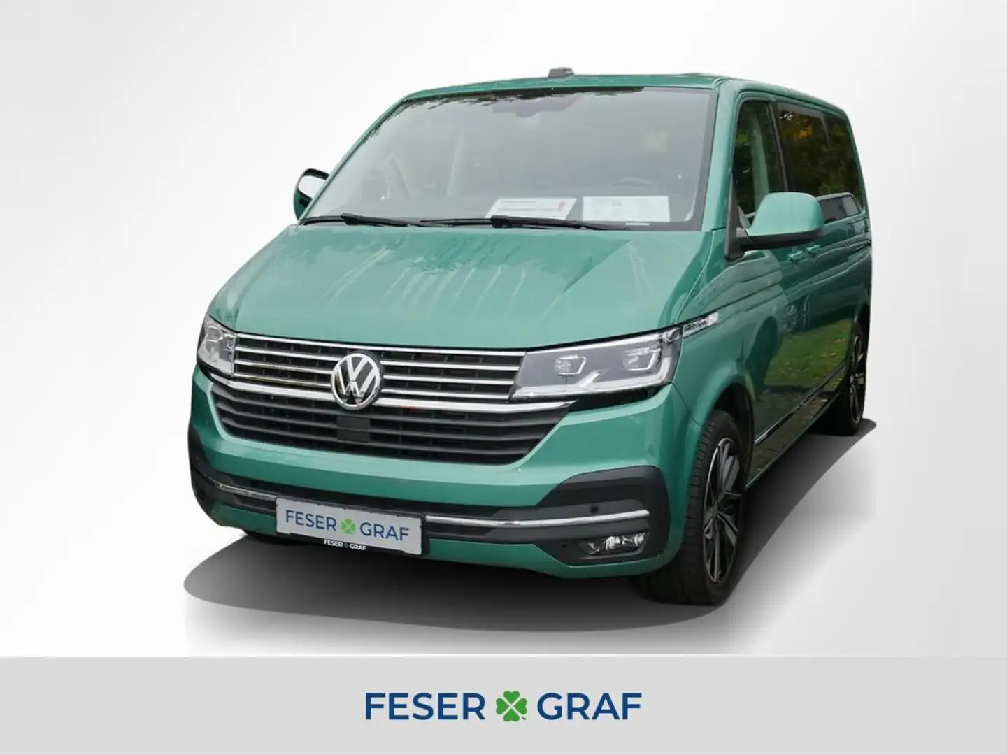 Volkswagen T6.1 Multivan 6.1 GenerationSIX 2.0 TDI DSG Navi LED ACC Grün - 1