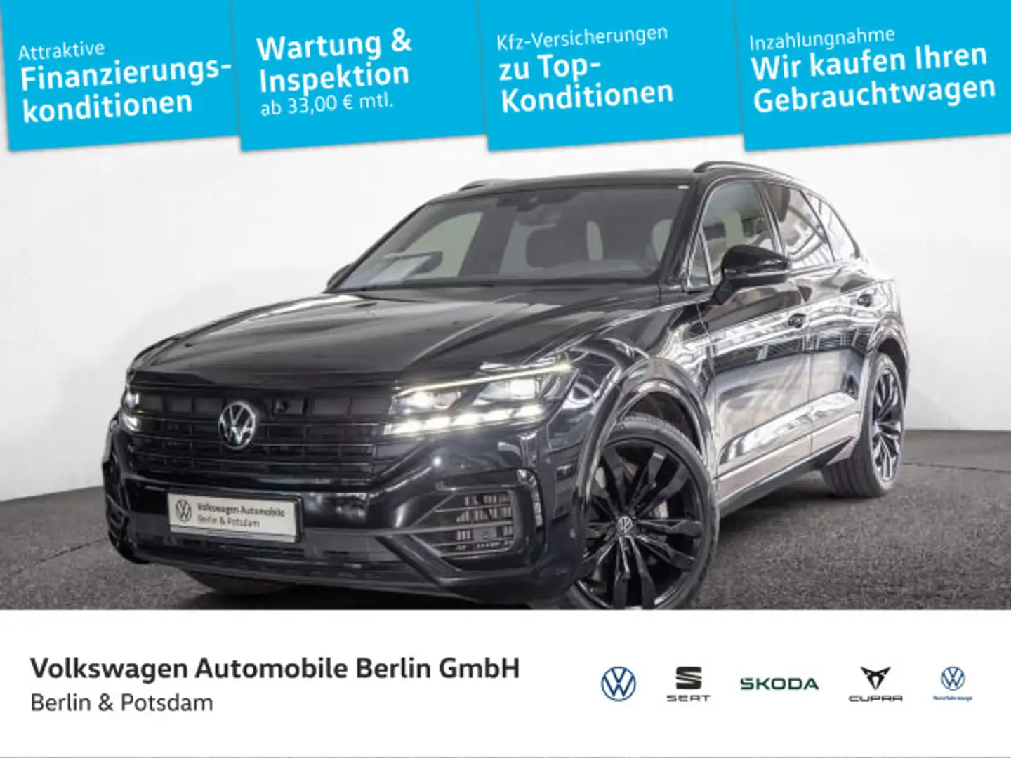 Volkswagen Touareg R 3.0 TSI eHybrid V6 4M Pano 21" Luft Schwarz - 1