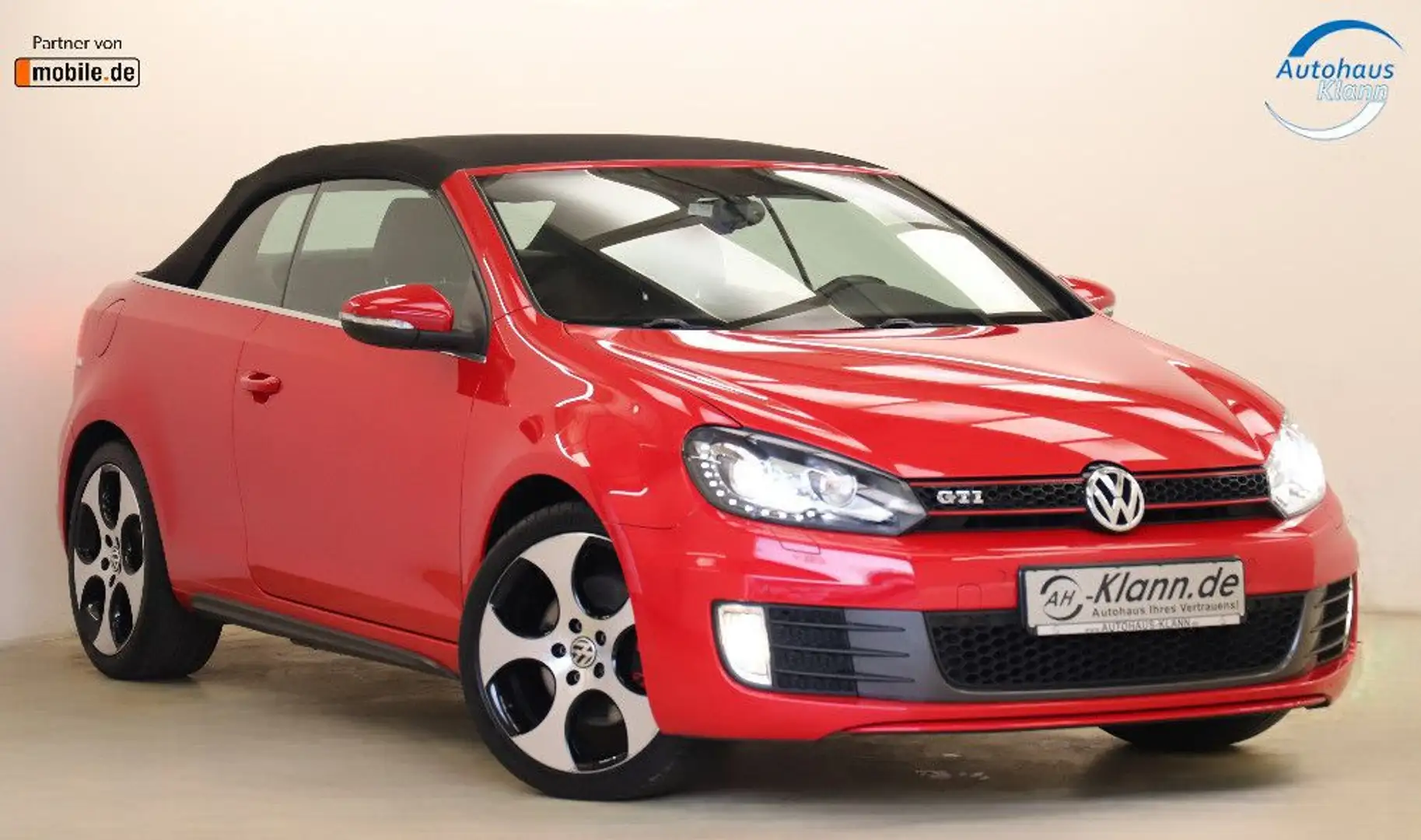 Volkswagen Golf 6 GTI 2.0TSI 211PS Cabrio DSG Bi-Xenon Navi Rojo - 1