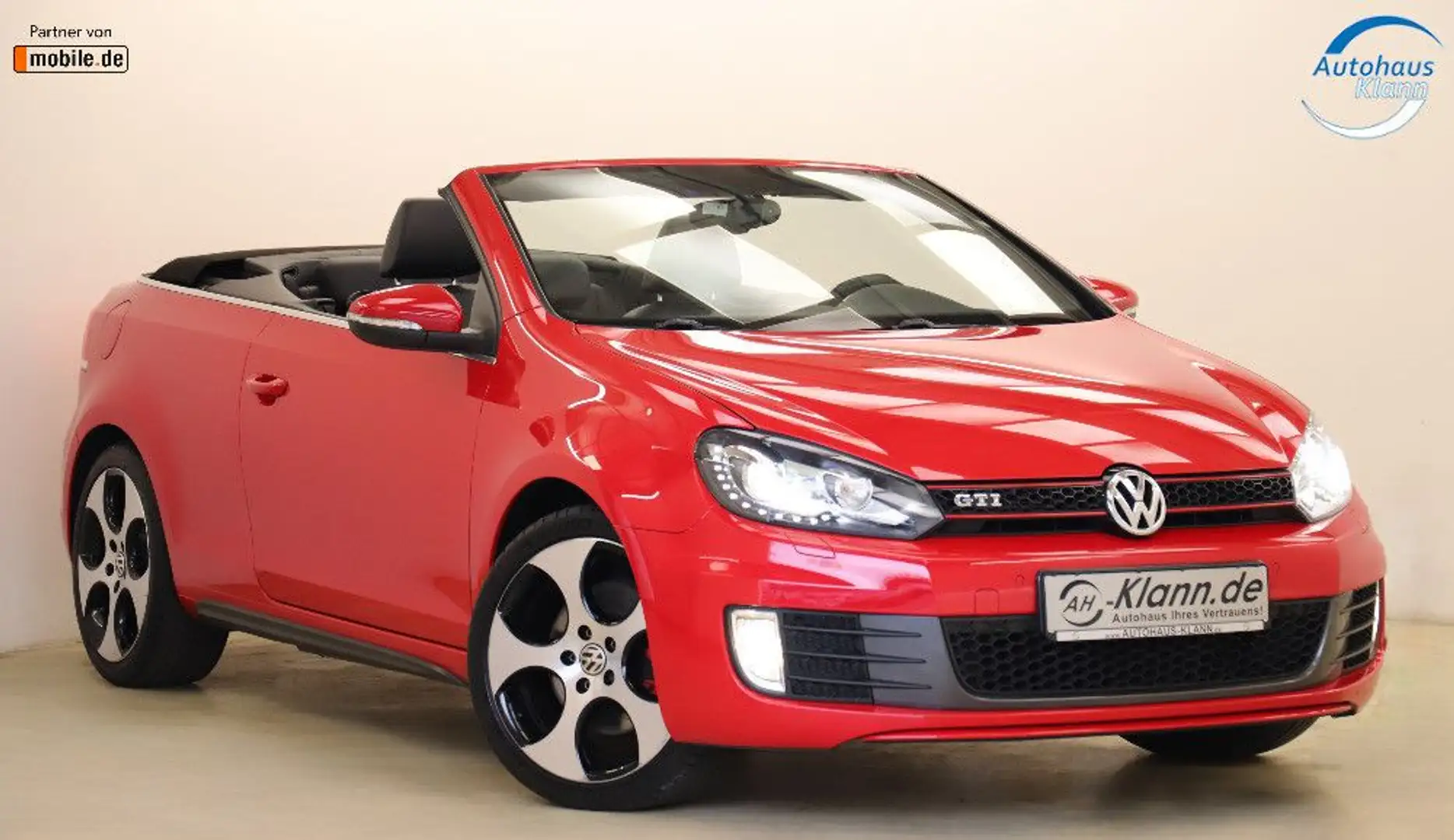 Volkswagen Golf 6 GTI 2.0TSI 211PS Cabrio DSG Bi-Xenon Navi Rojo - 2